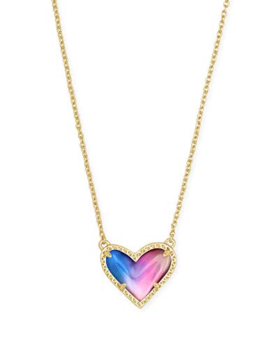 Kendra Scott Ari Heart Adjustable Length Pendant Necklace