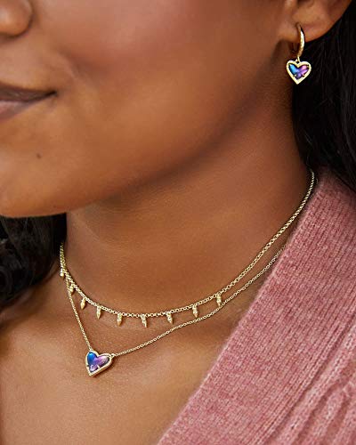 Kendra Scott Ari Heart Adjustable Length Pendant Necklace