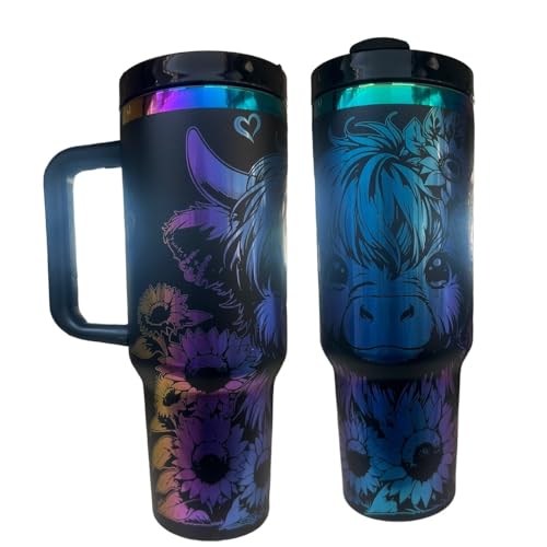 Western Engraved 40oz Tumbler