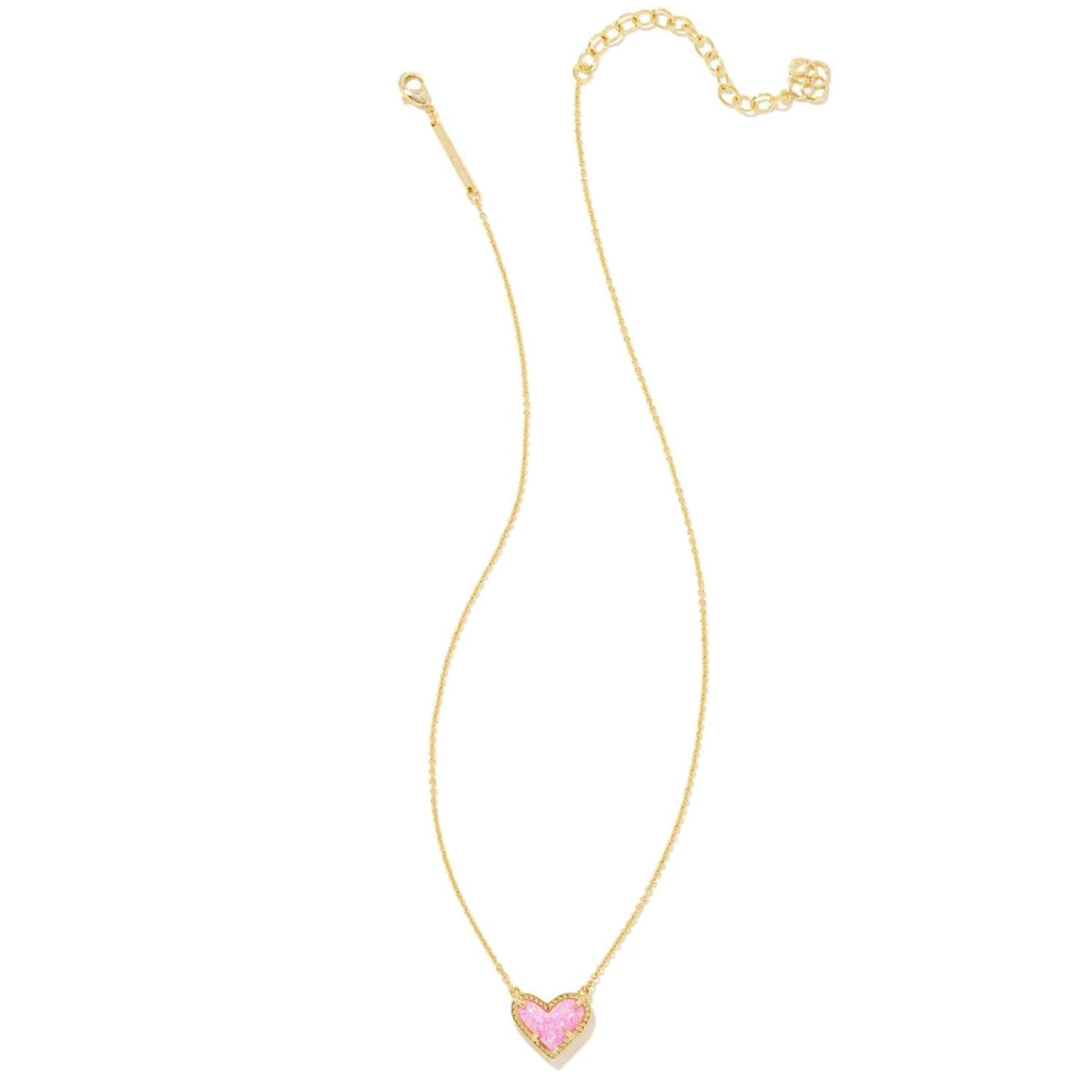 Kendra Scott Ari Heart Adjustable Length Pendant Necklace