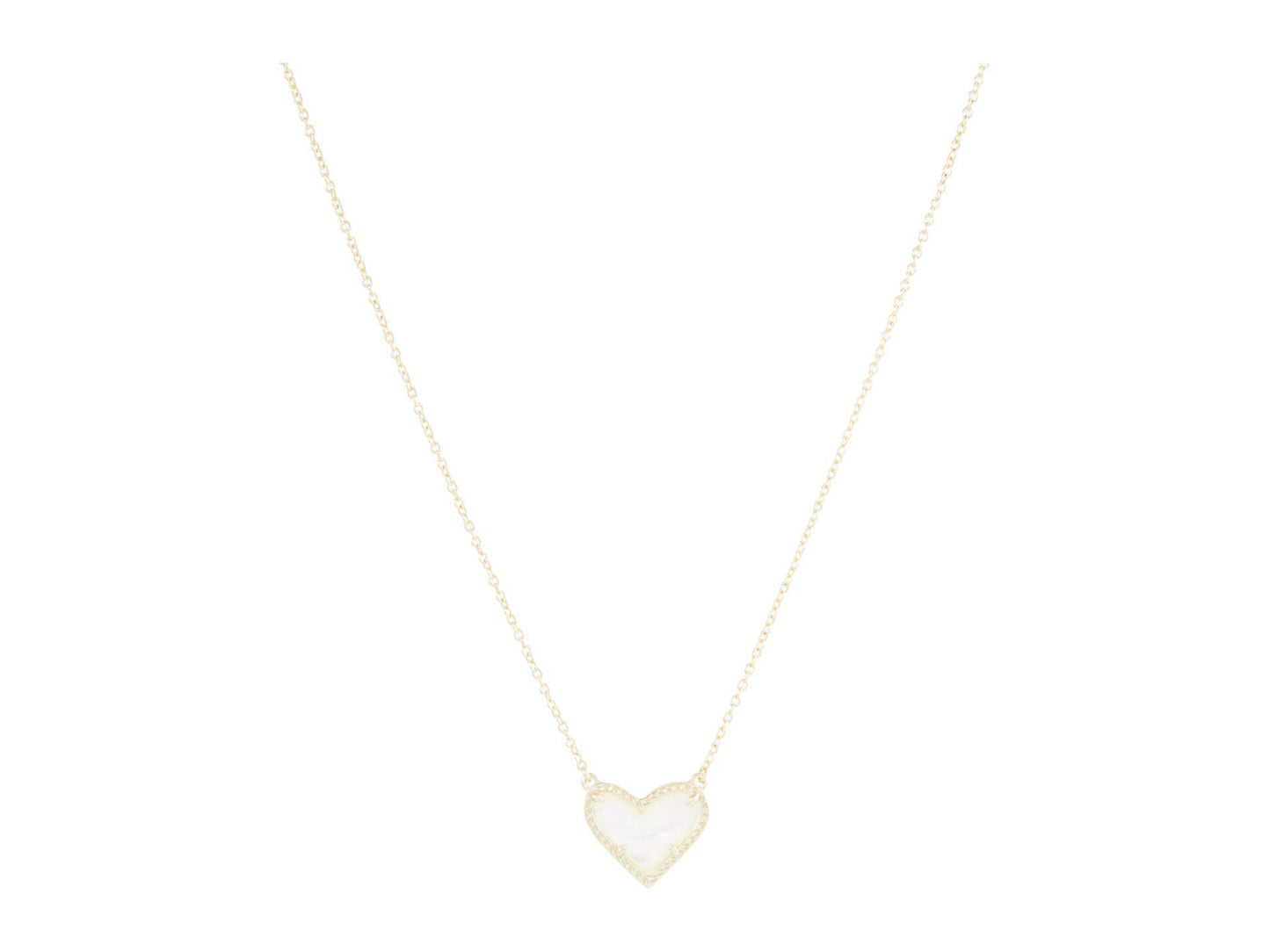 Kendra Scott Ari Heart Adjustable Length Pendant Necklace