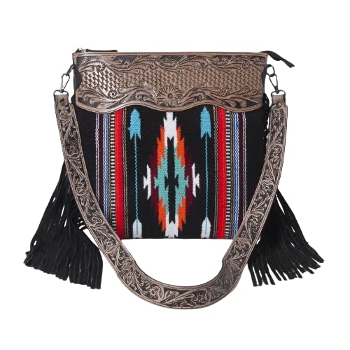 Women Natural Cowhide Leather Crossbody Bag