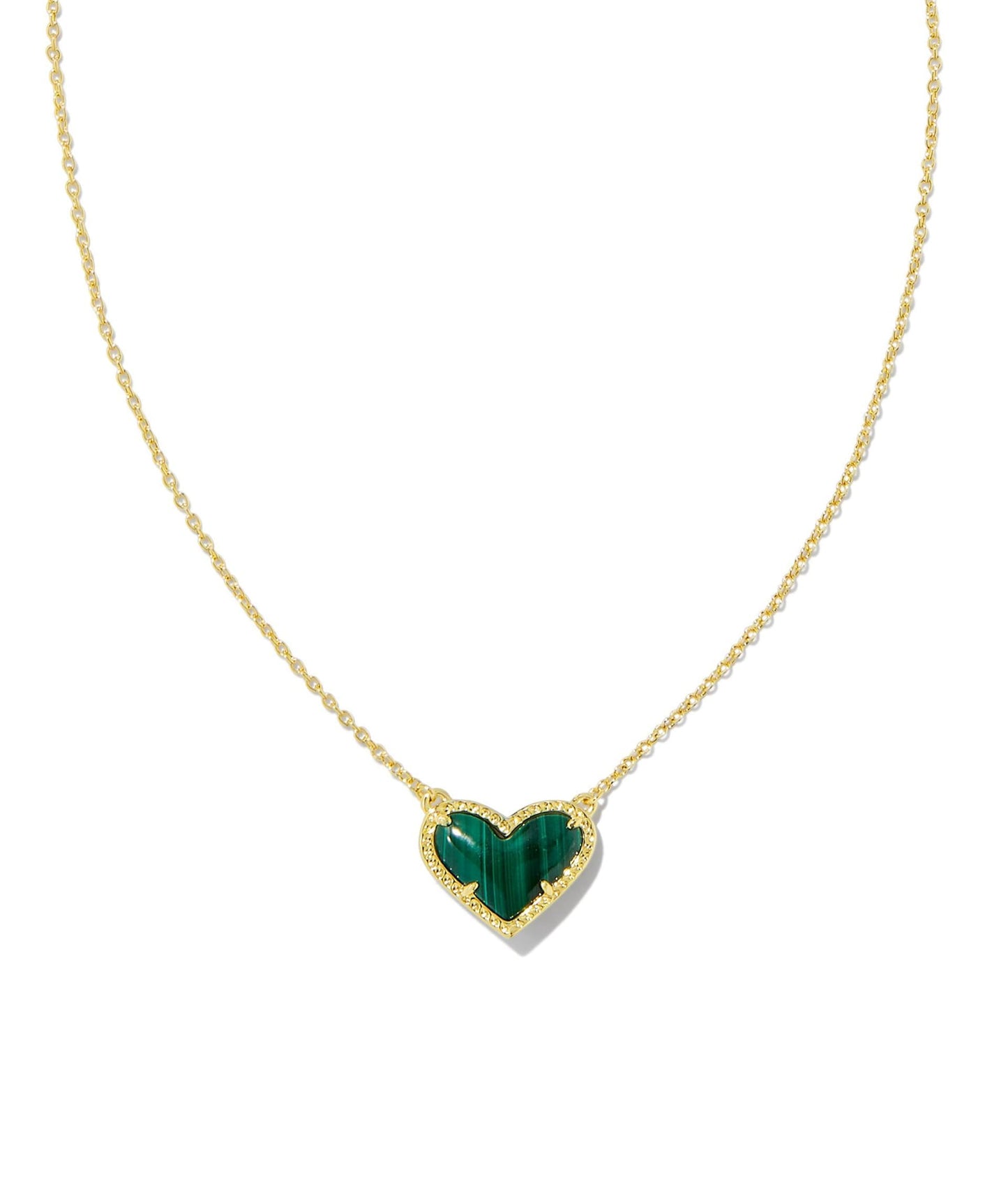 Kendra Scott Ari Heart Adjustable Length Pendant Necklace