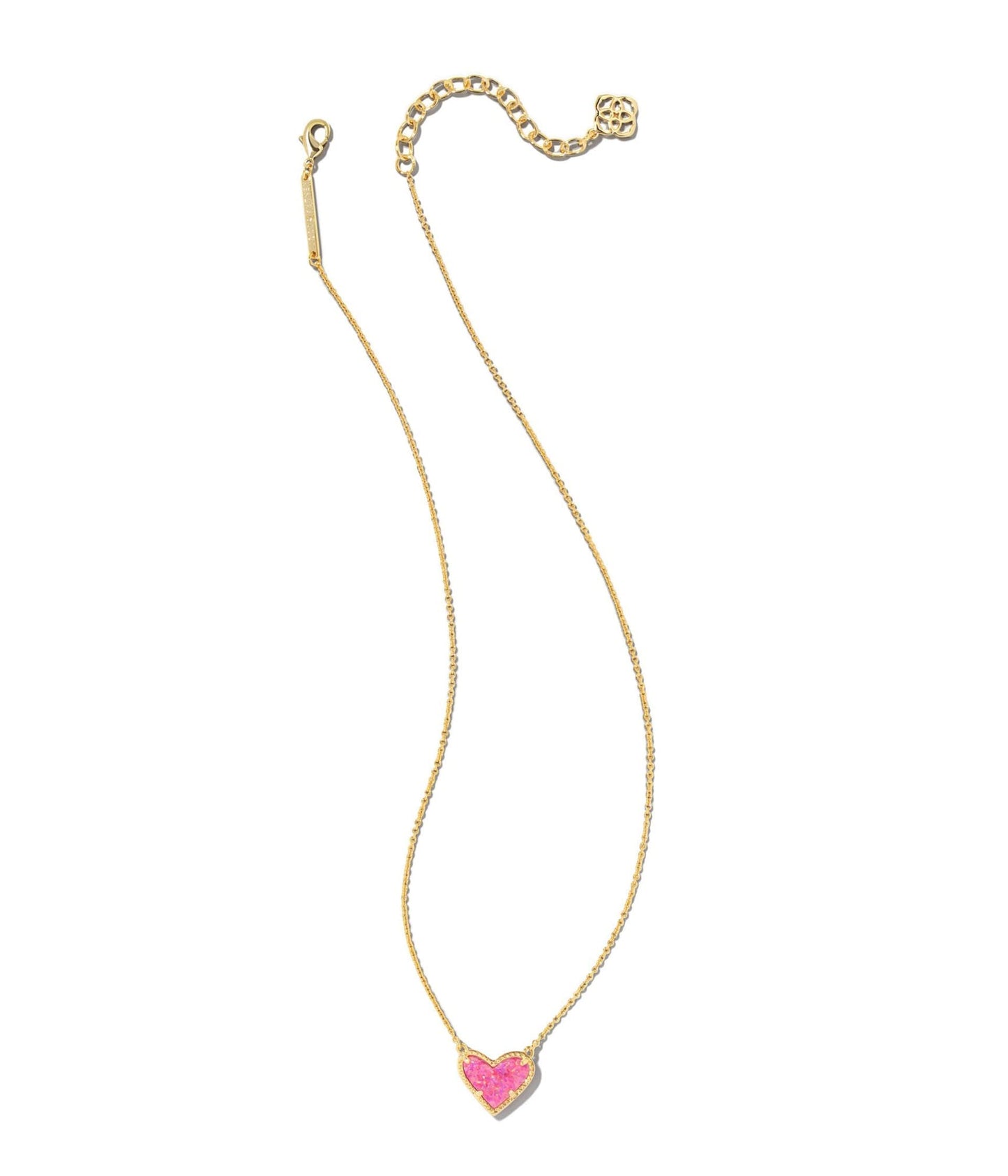 Kendra Scott Ari Heart Adjustable Length Pendant Necklace
