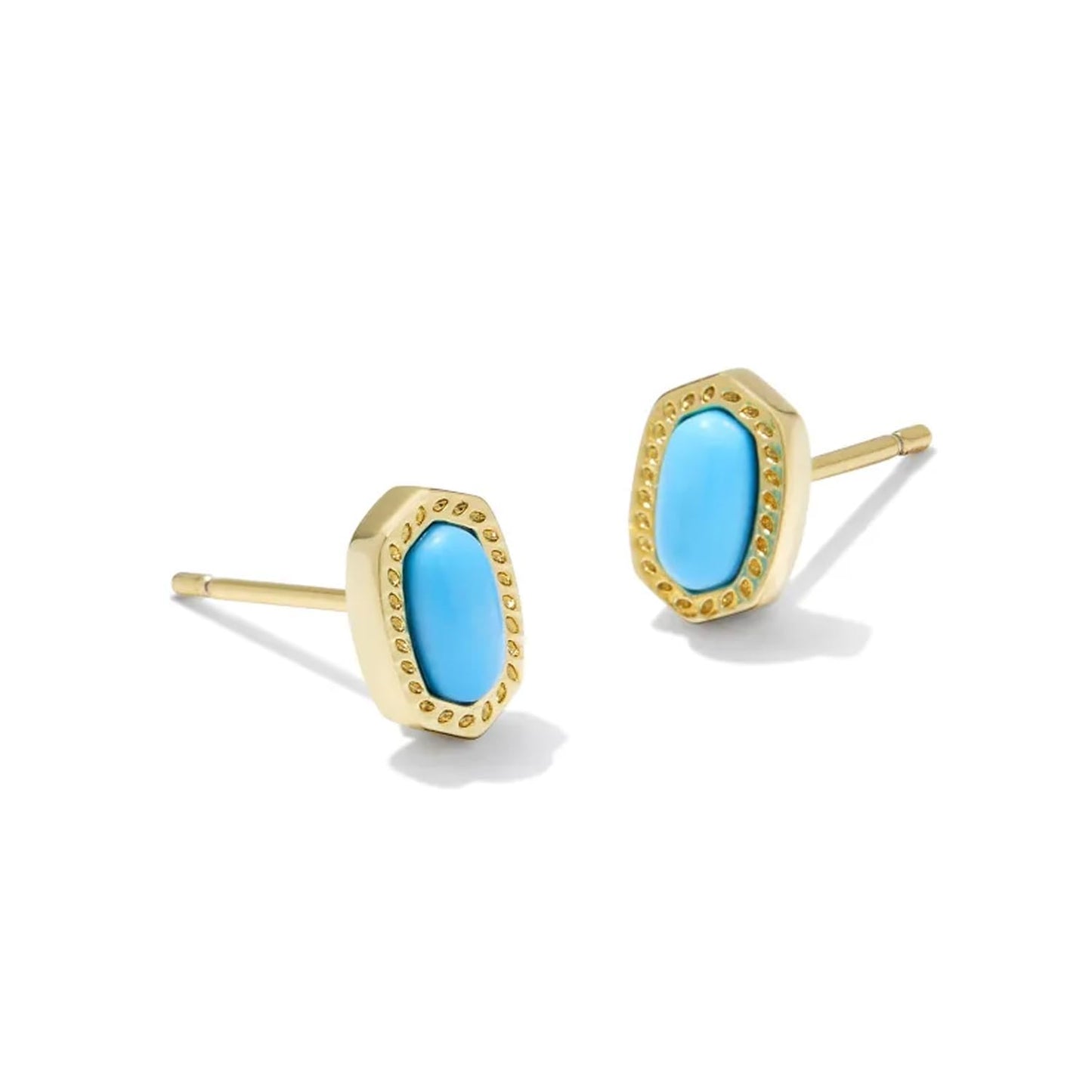 Kendra Scott Mini Ellie 14k Gold-Plated Stud Earrings, Fashion Jewelry for Women