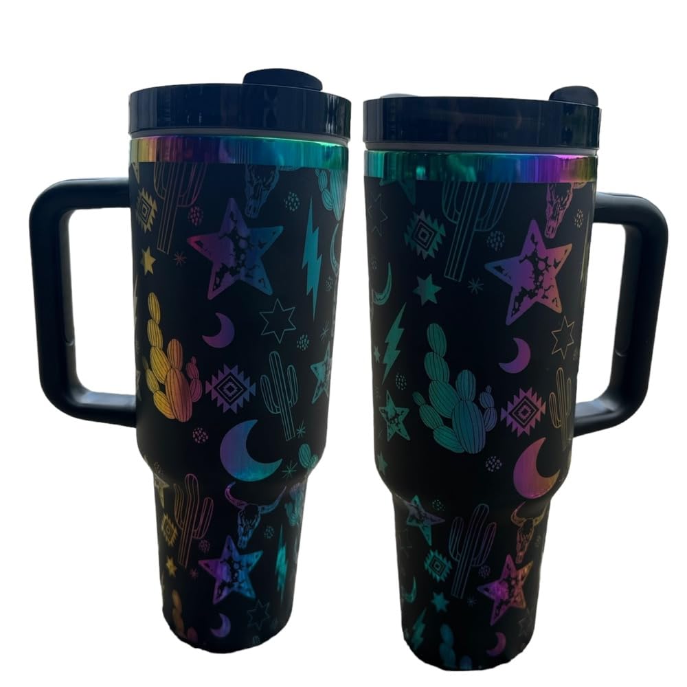 Western Engraved 40oz Tumbler
