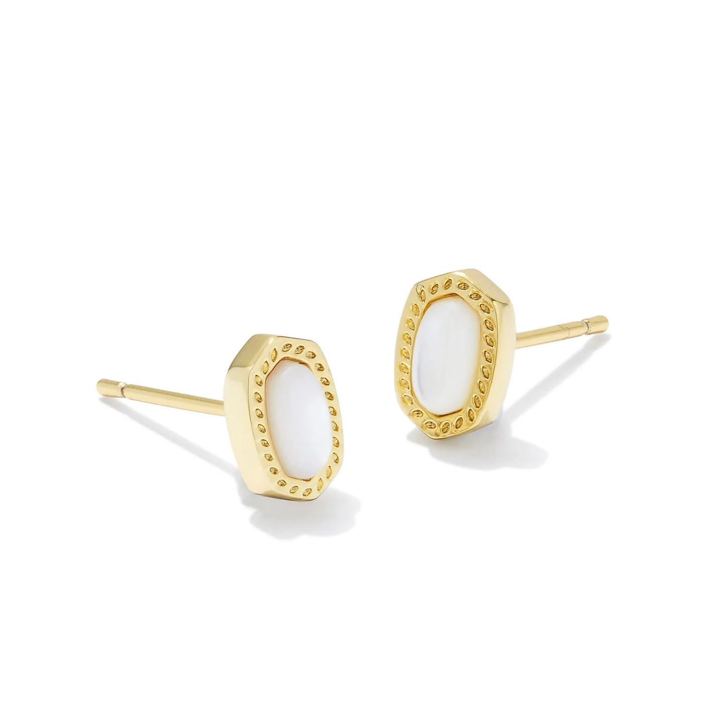 Kendra Scott Mini Ellie 14k Gold-Plated Stud Earrings, Fashion Jewelry for Women