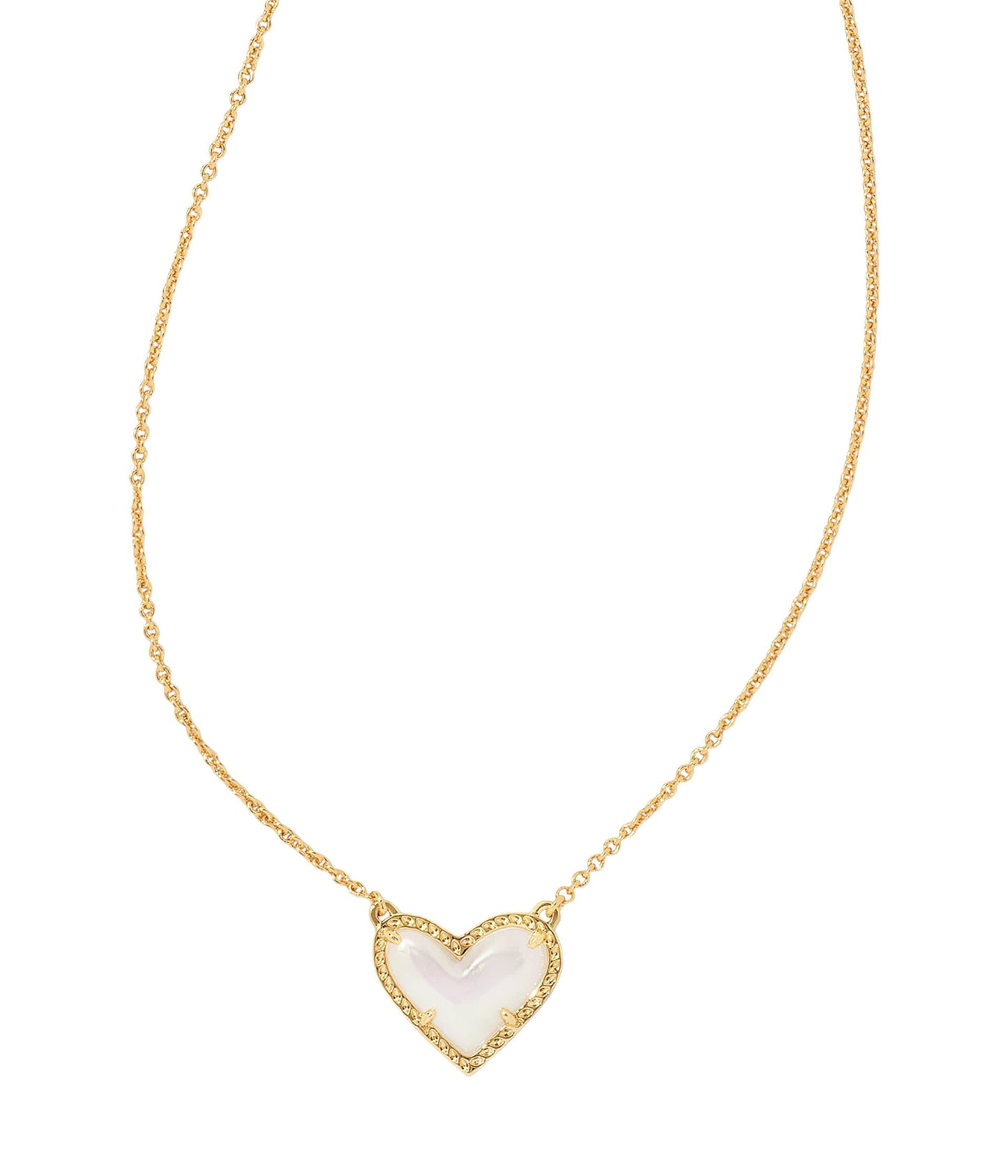 Kendra Scott Ari Heart Adjustable Length Pendant Necklace