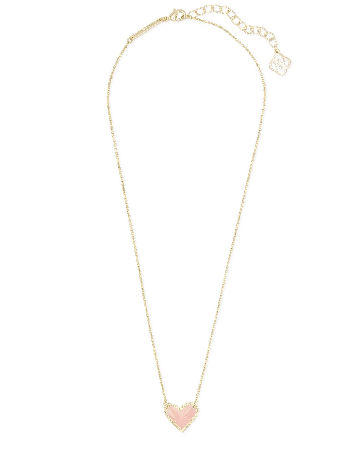 Kendra Scott Ari Heart Adjustable Length Pendant Necklace