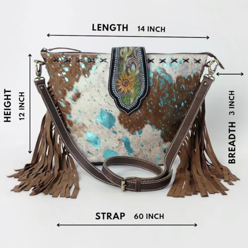 Hand Tooled Cowhide Leather
