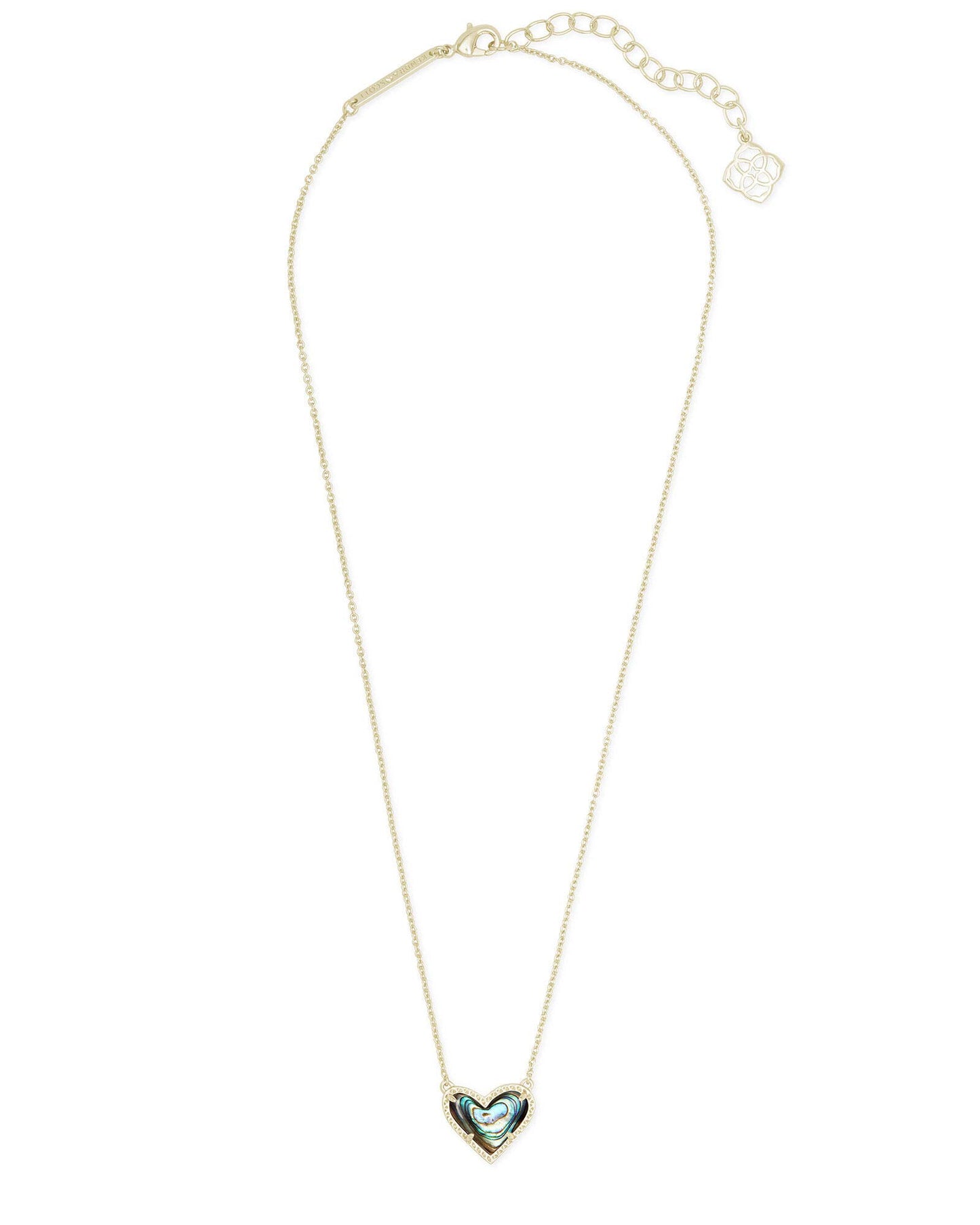 Kendra Scott Ari Heart Adjustable Length Pendant Necklace