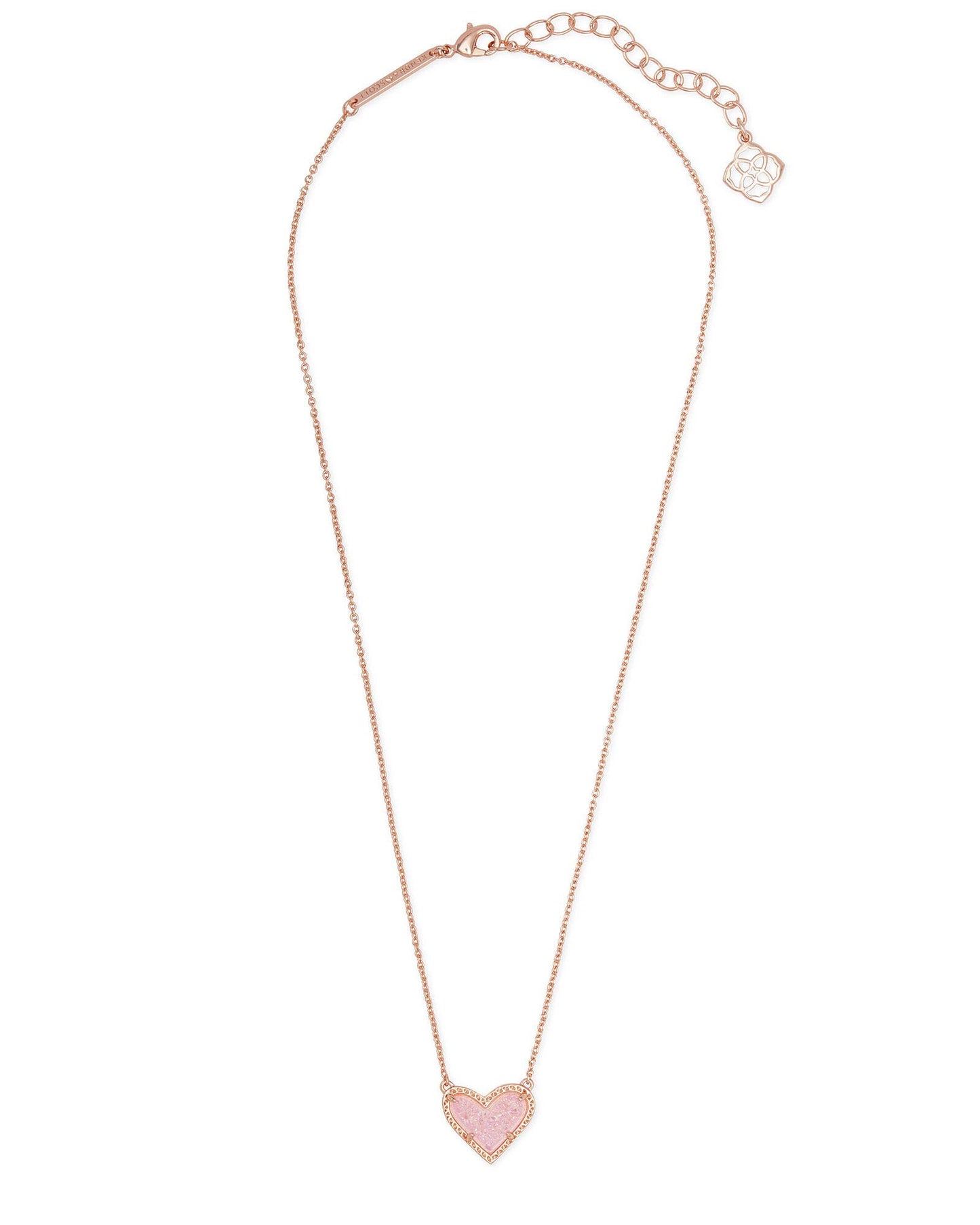 Kendra Scott Ari Heart Adjustable Length Pendant Necklace