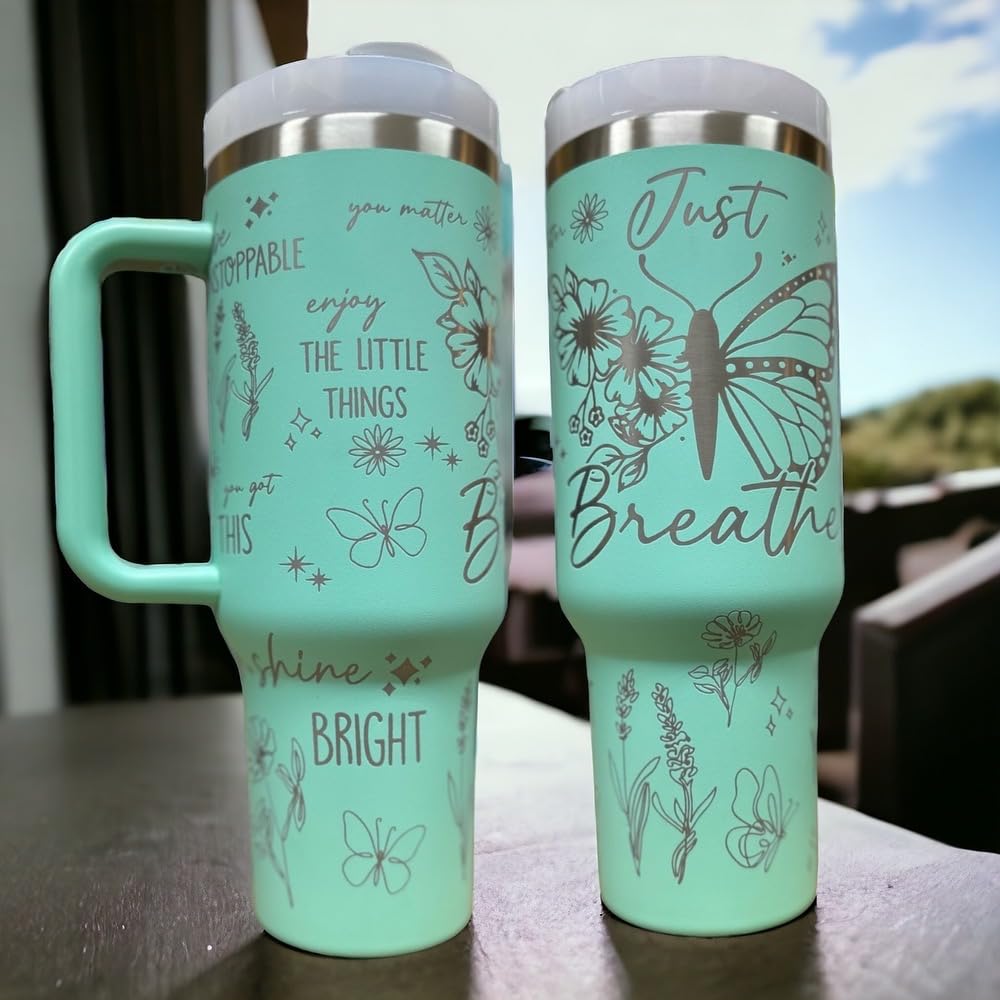 Western Engraved 40oz Tumbler