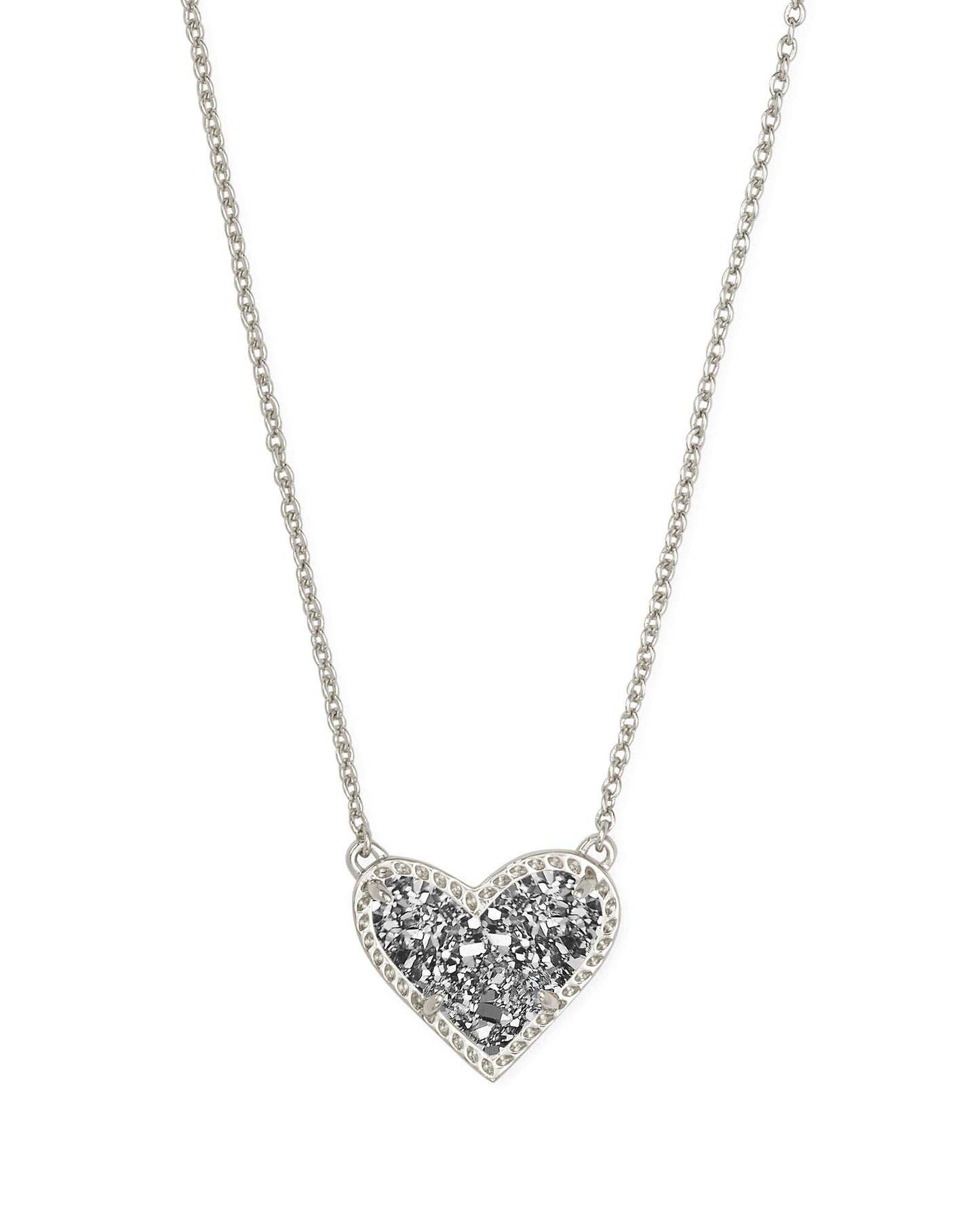 Kendra Scott Ari Heart Adjustable Length Pendant Necklace