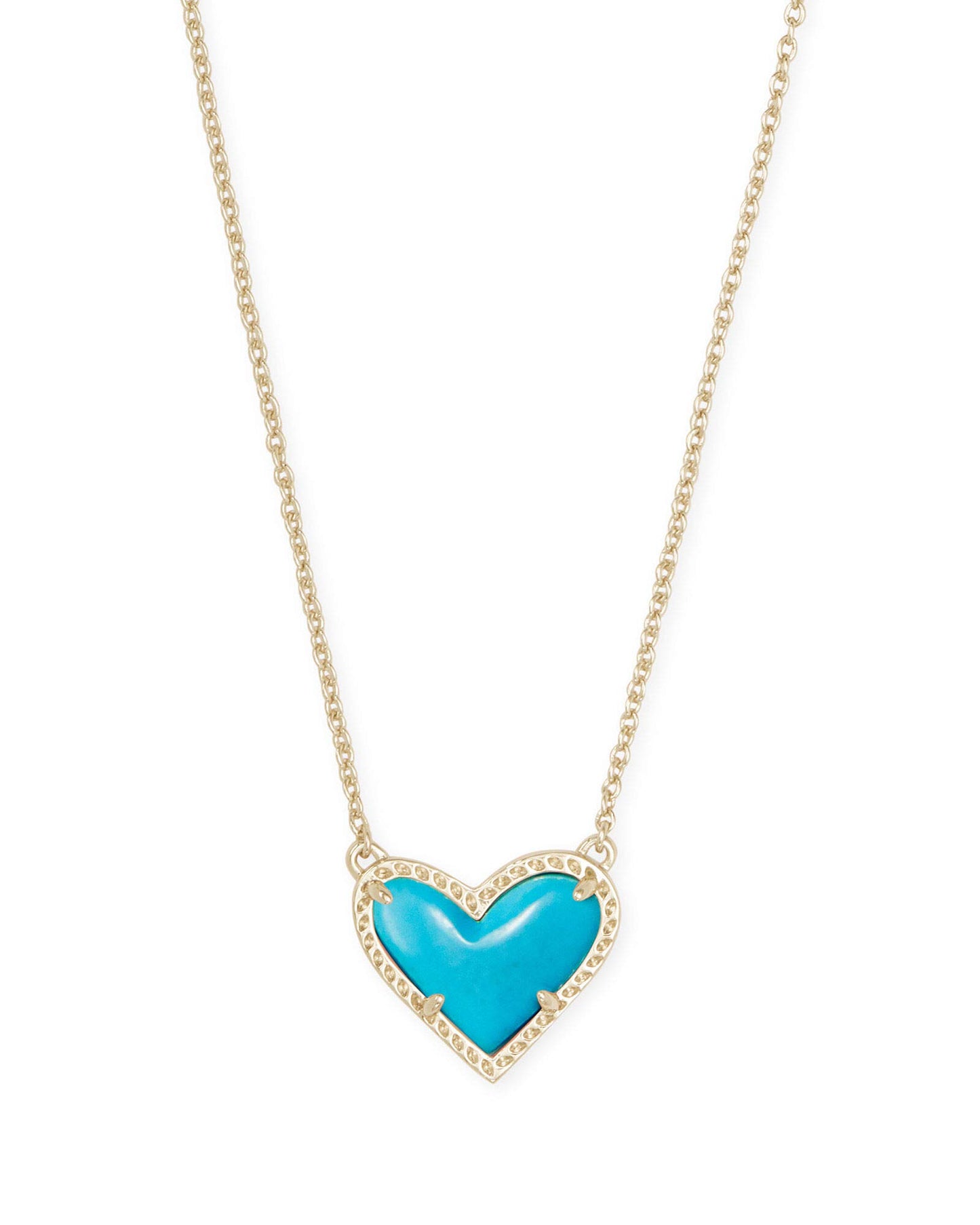 Kendra Scott Ari Heart Adjustable Length Pendant Necklace