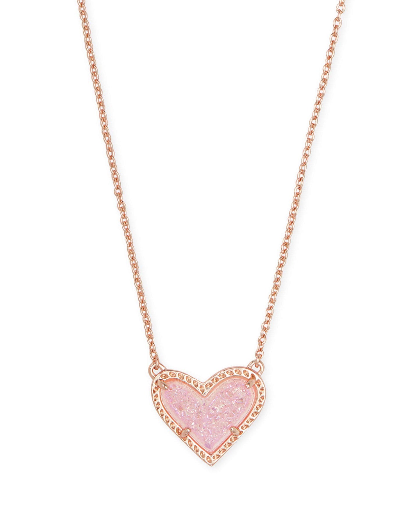 Kendra Scott Ari Heart Adjustable Length Pendant Necklace