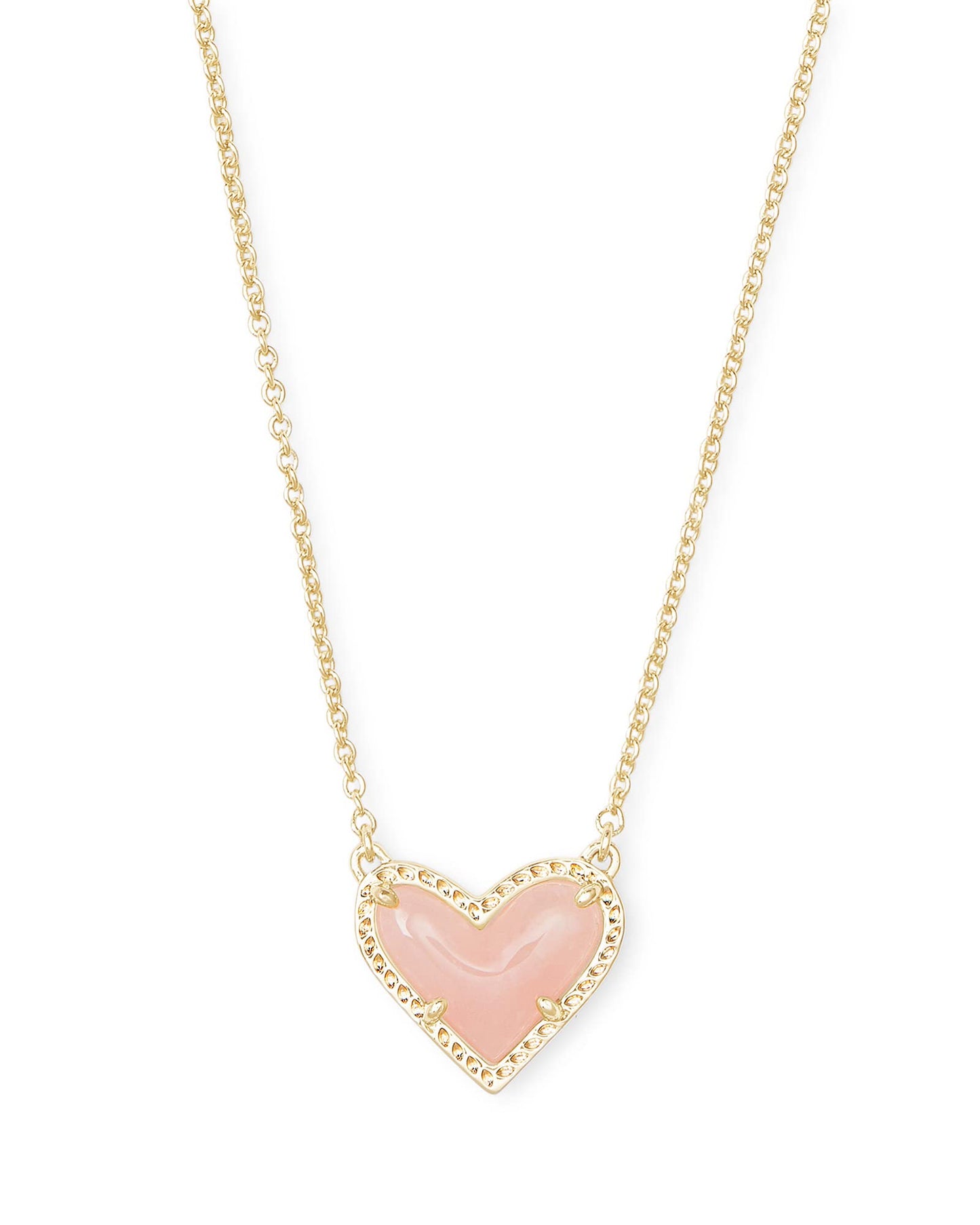Kendra Scott Ari Heart Adjustable Length Pendant Necklace
