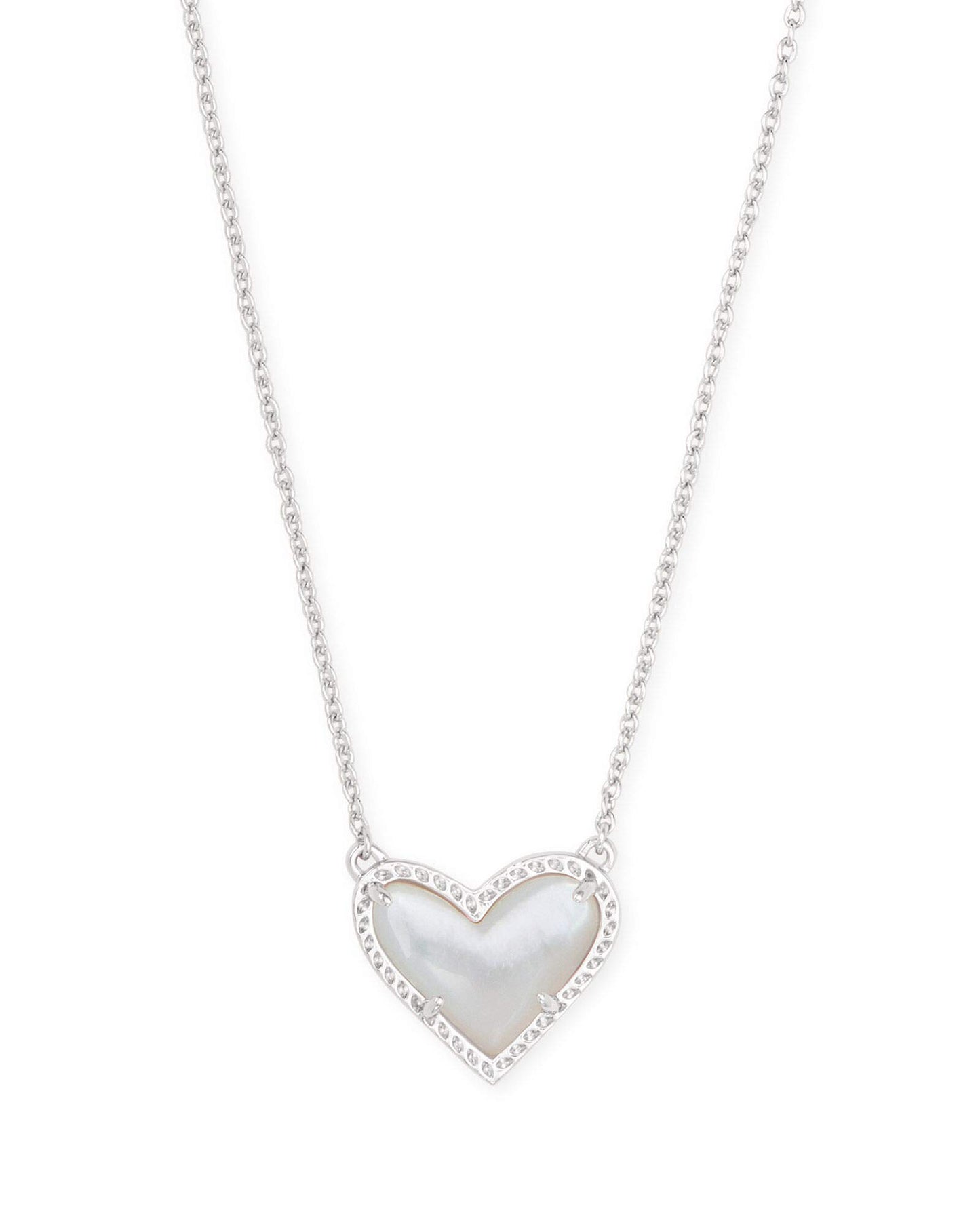 Kendra Scott Ari Heart Adjustable Length Pendant Necklace
