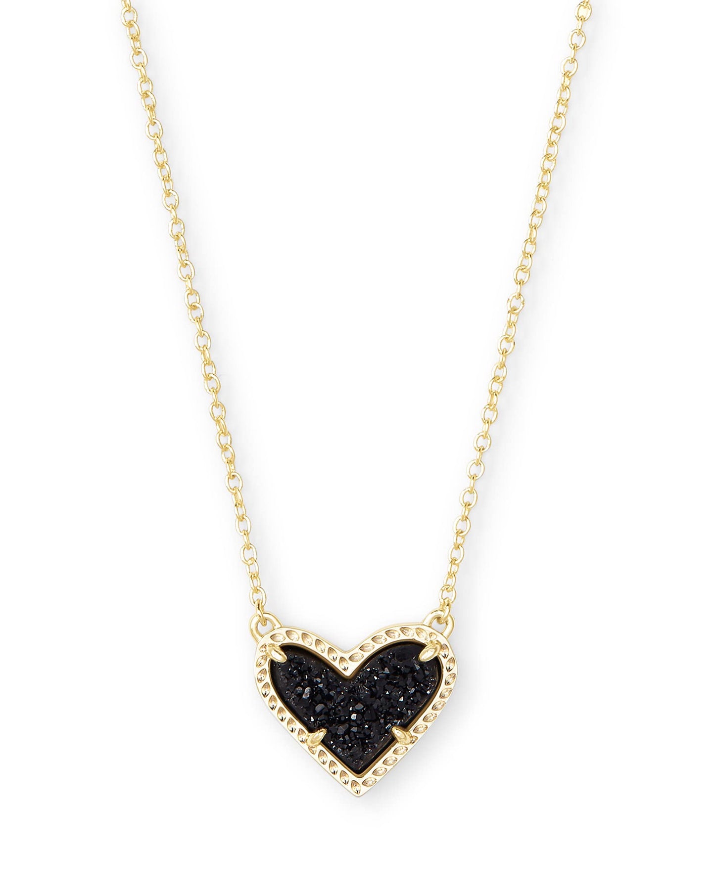 Kendra Scott Ari Heart Adjustable Length Pendant Necklace