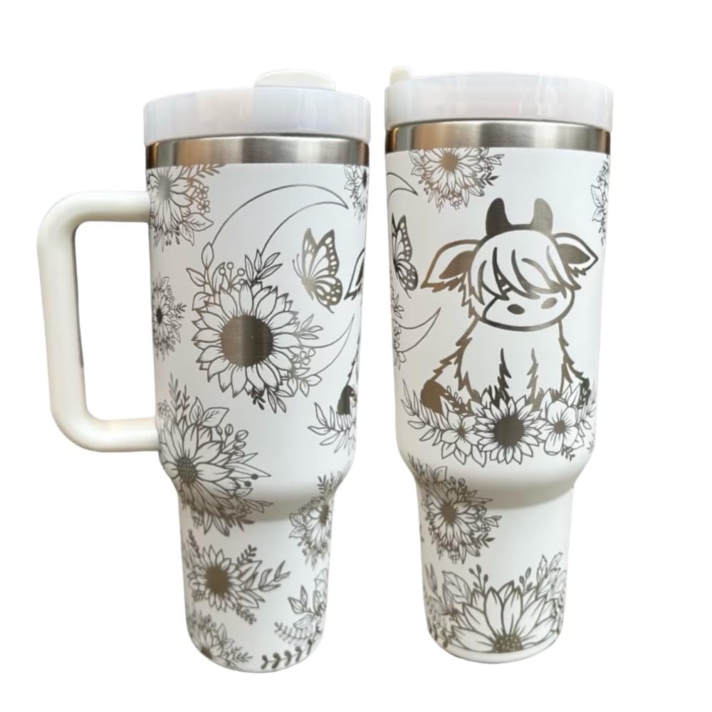 Western Engraved 40oz Tumbler