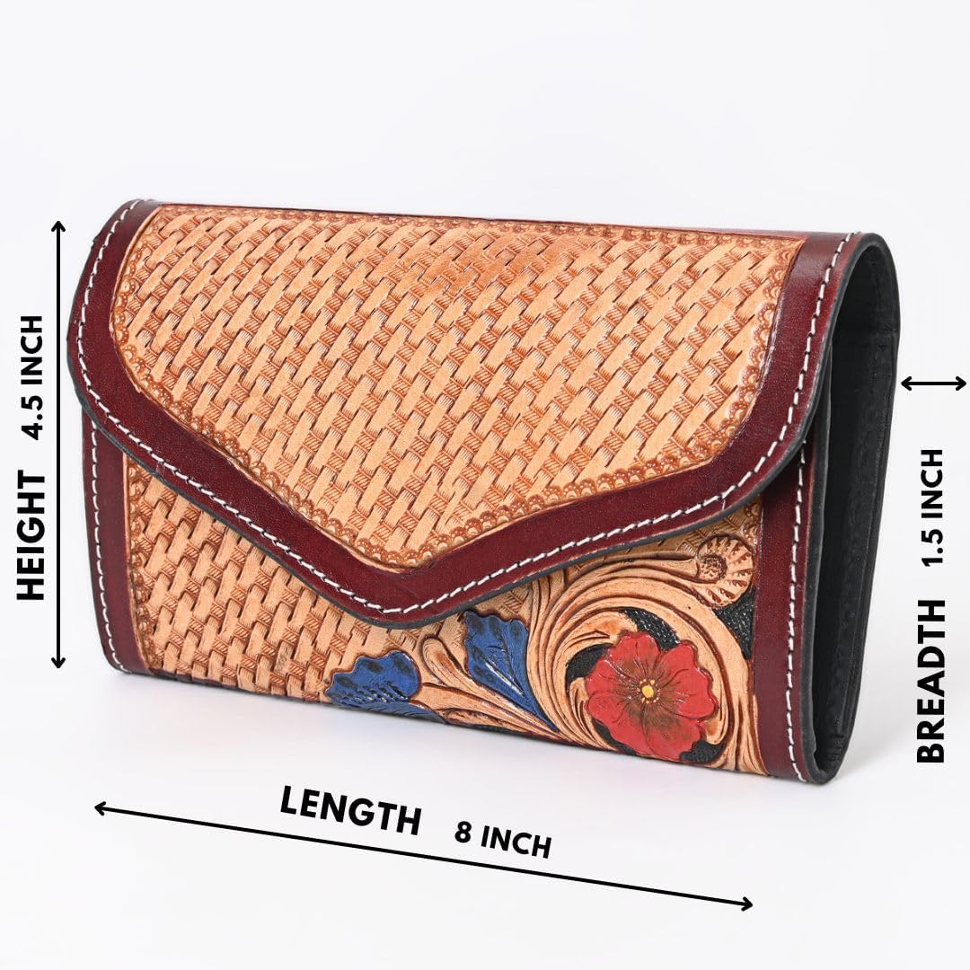 Handmade Cowhide Western Leather Wallet