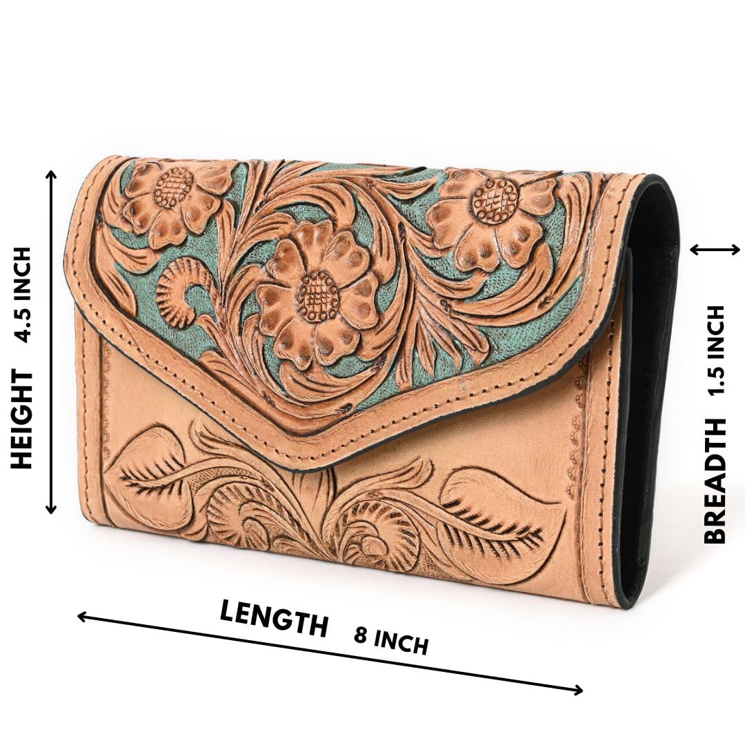 Handmade Cowhide Western Leather Wallet