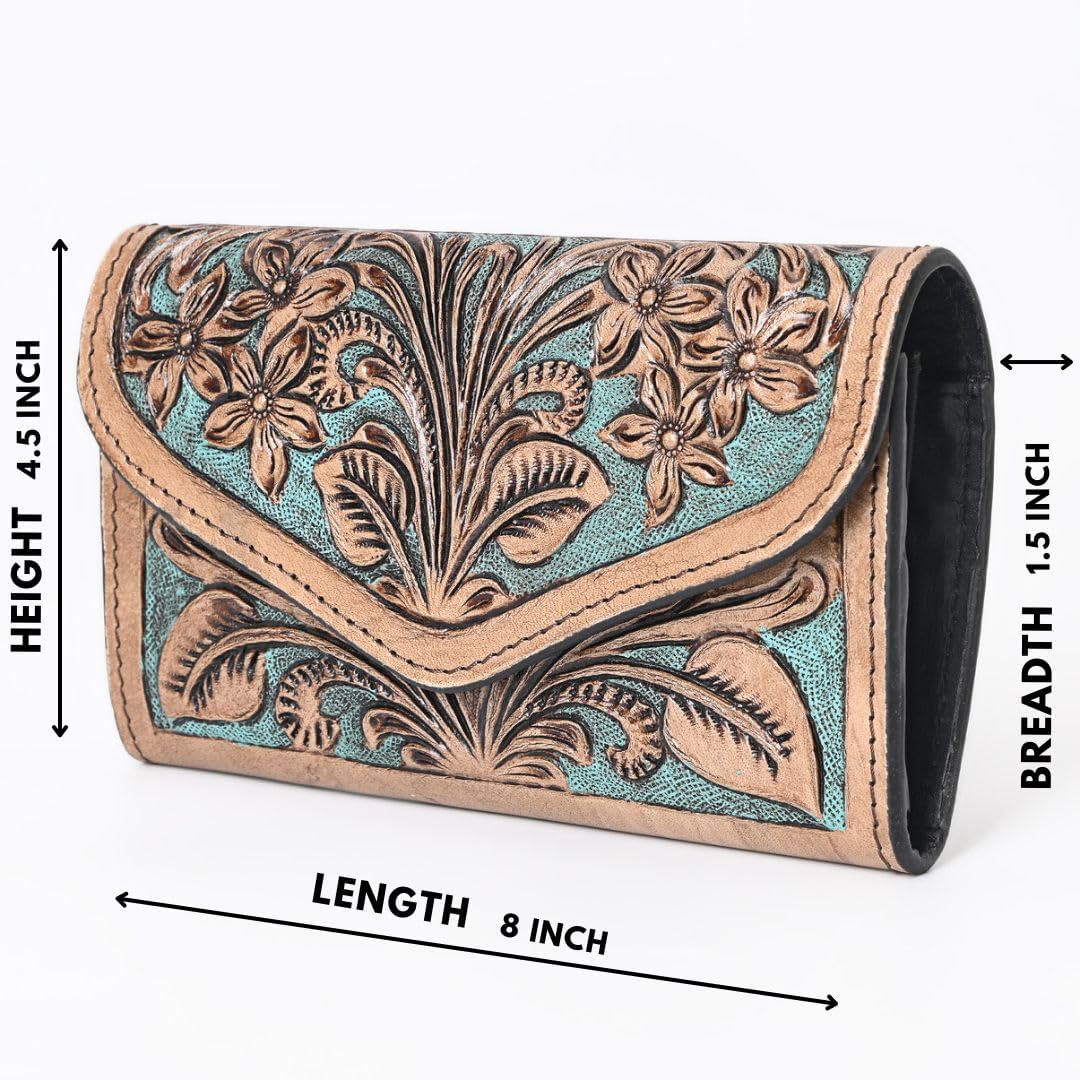 Handmade Cowhide Western Leather Wallet