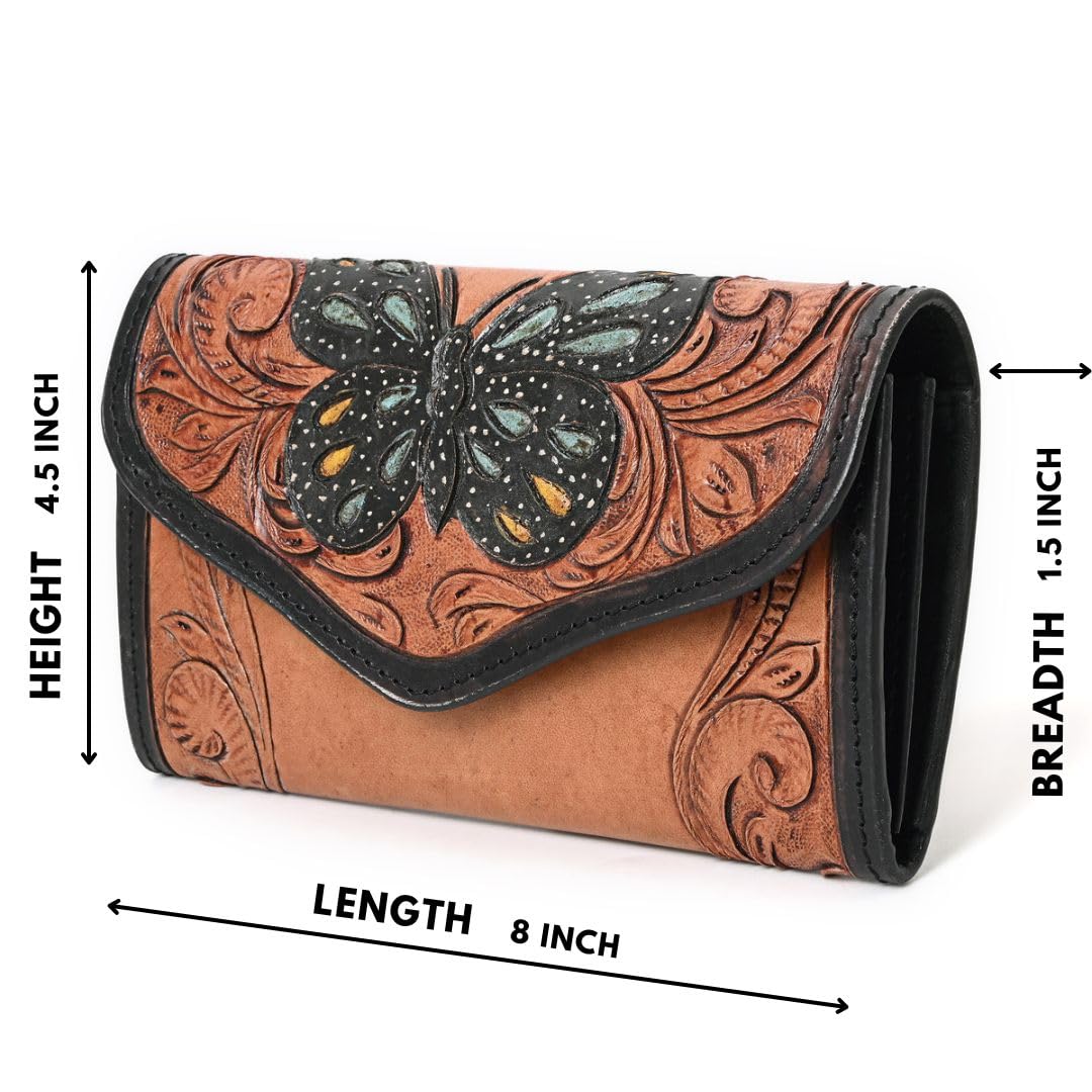 Handmade Cowhide Western Leather Wallet