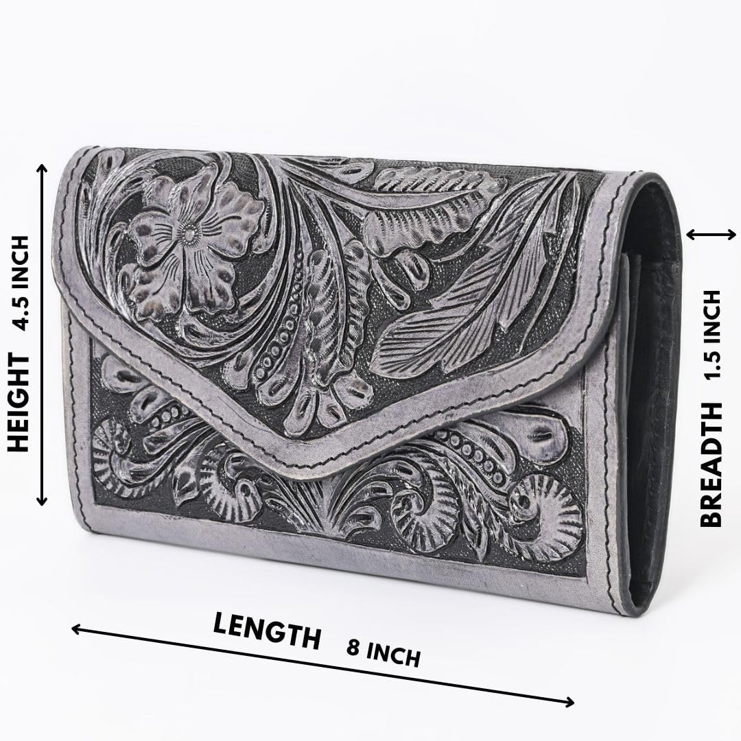 Handmade Cowhide Western Leather Wallet