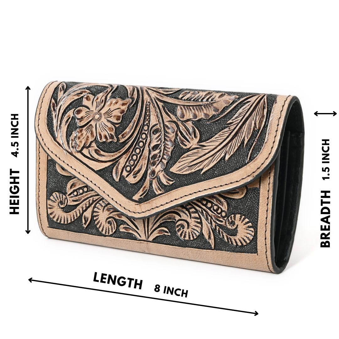 Handmade Cowhide Western Leather Wallet