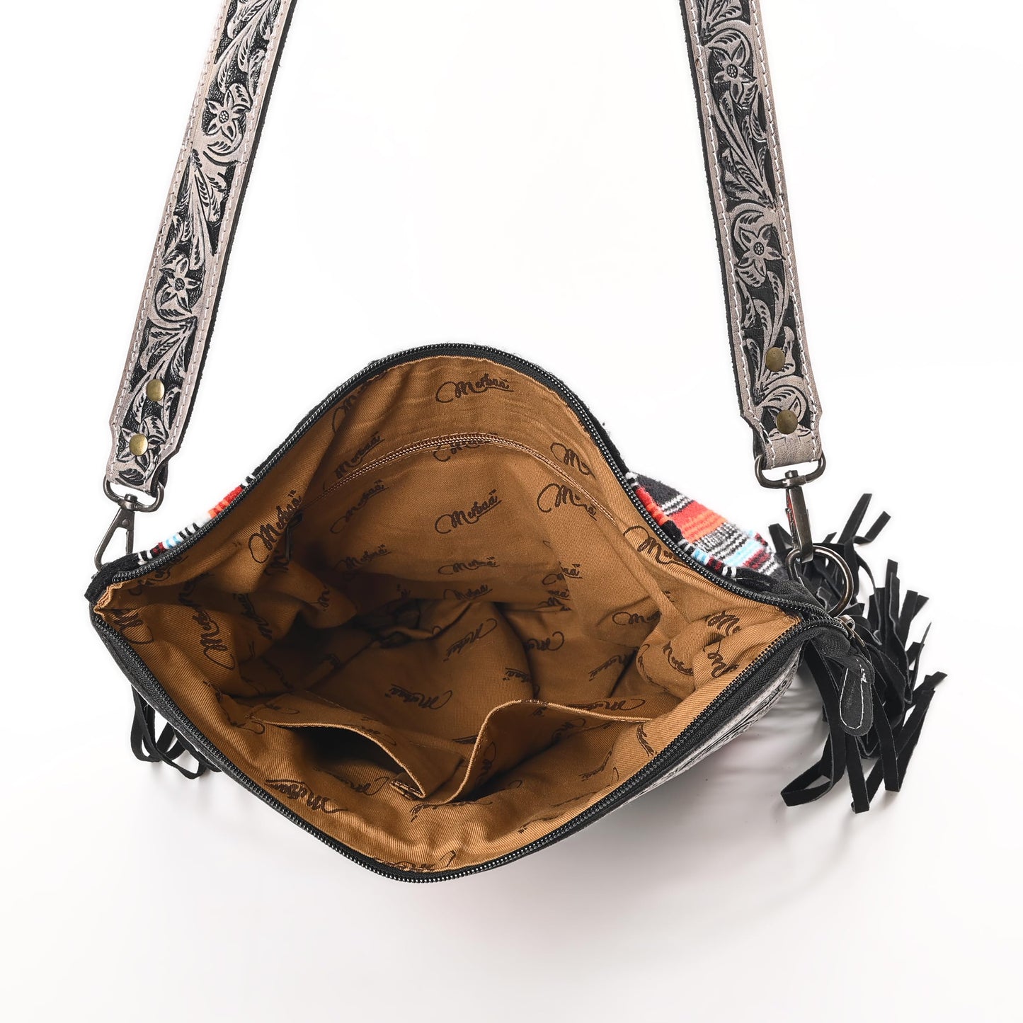 Women Natural Cowhide Leather Crossbody Bag