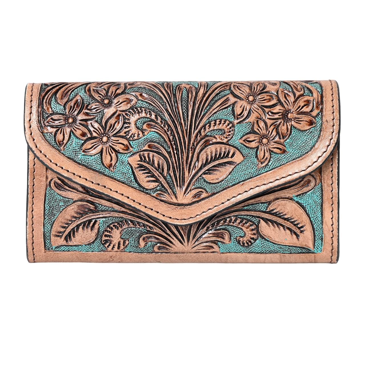 Handmade Cowhide Western Leather Wallet