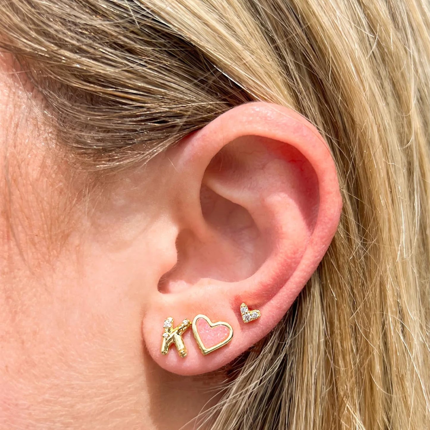 Kendra Scott Ari Heart Stud Earrings for Women, Fashion Jewelry