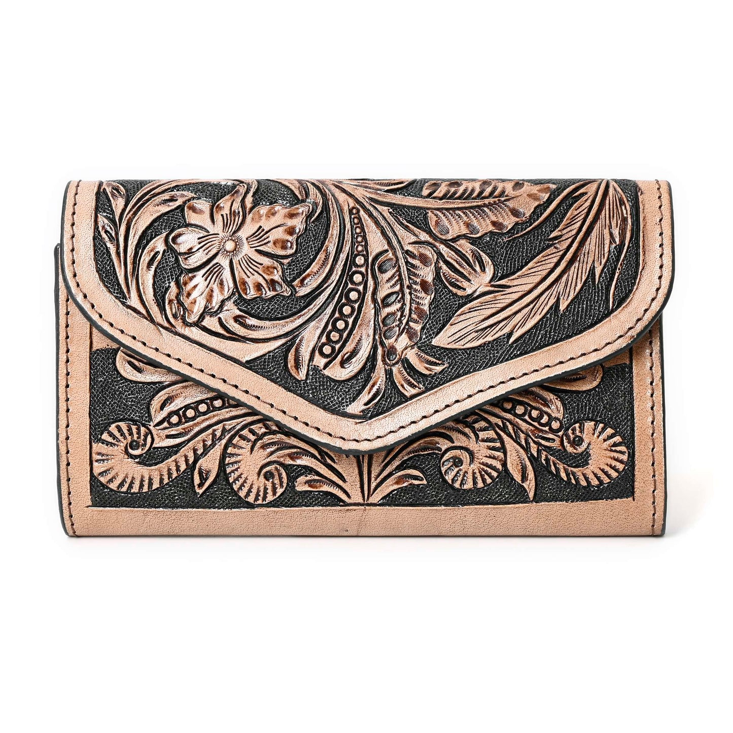Handmade Cowhide Western Leather Wallet