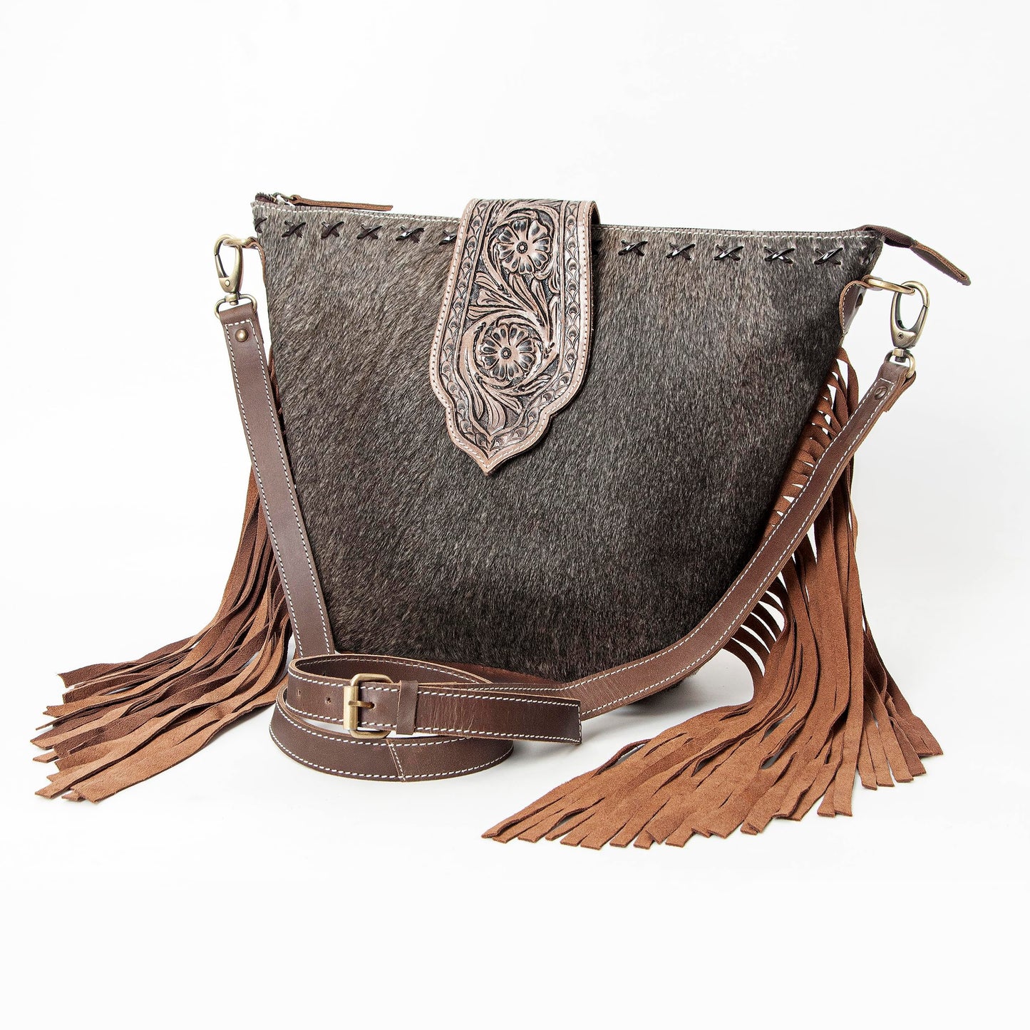 Hand Tooled Cowhide Leather