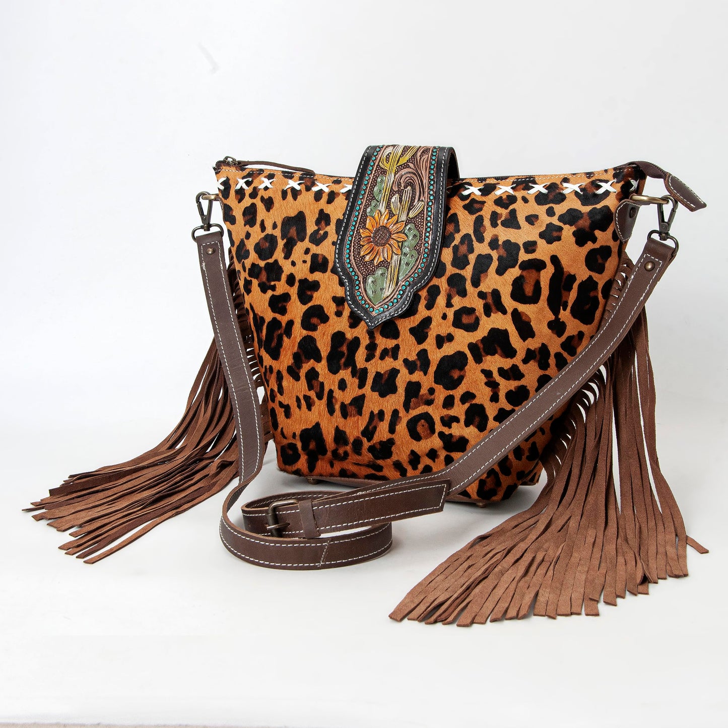 Hand Tooled Cowhide Leather