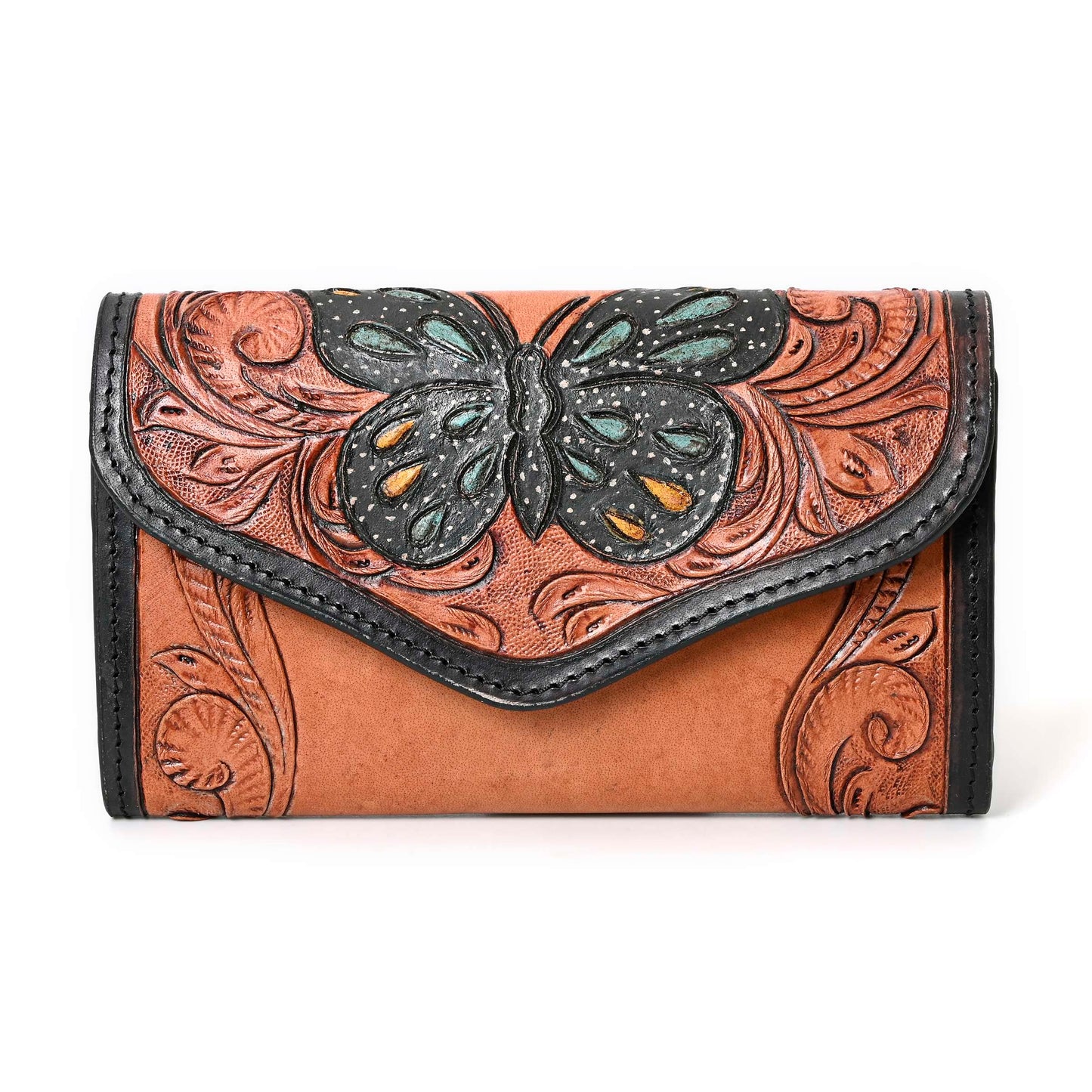 Handmade Cowhide Western Leather Wallet