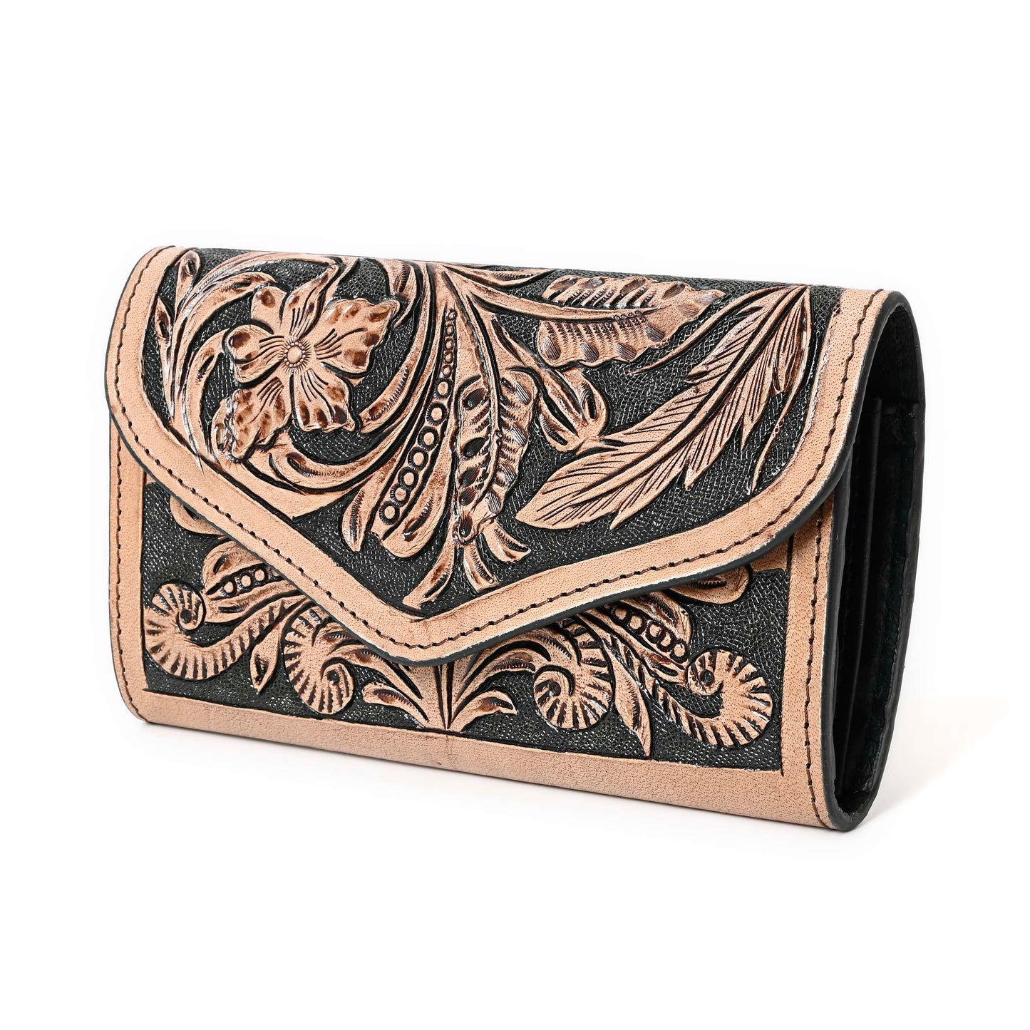 Handmade Cowhide Western Leather Wallet