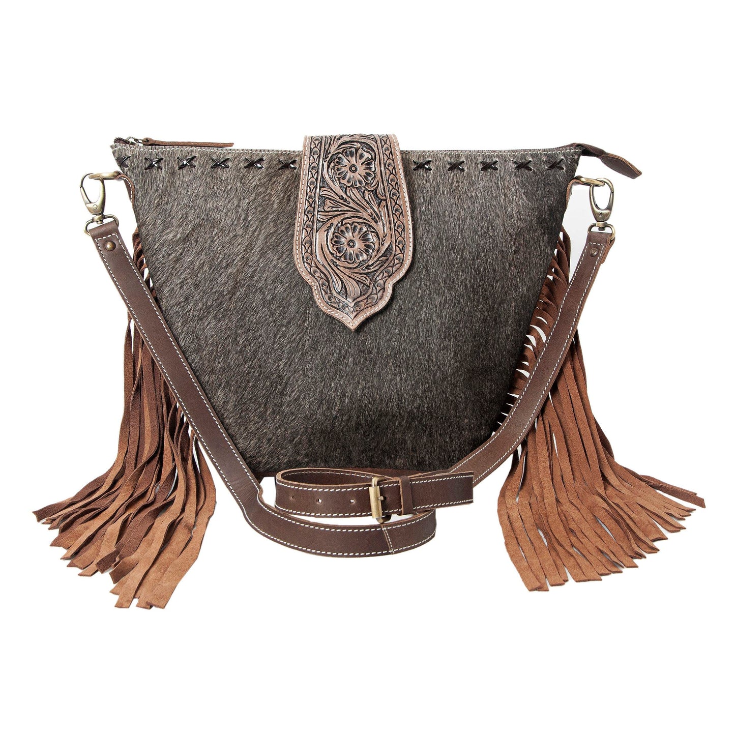 Hand Tooled Cowhide Leather