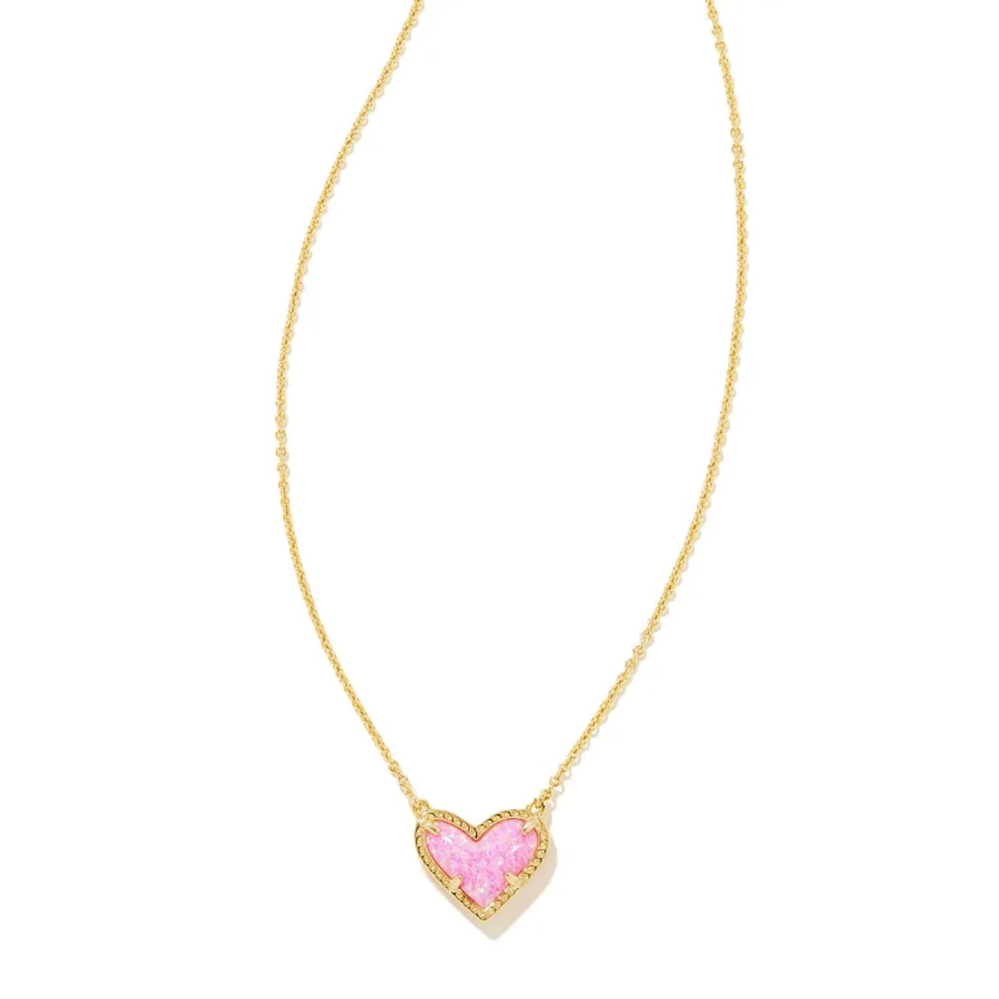 Kendra Scott Ari Heart Adjustable Length Pendant Necklace