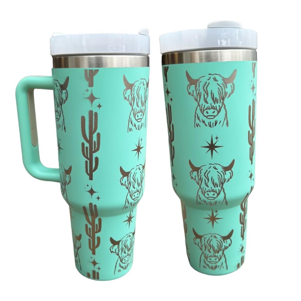 Western Engraved 40oz Tumbler