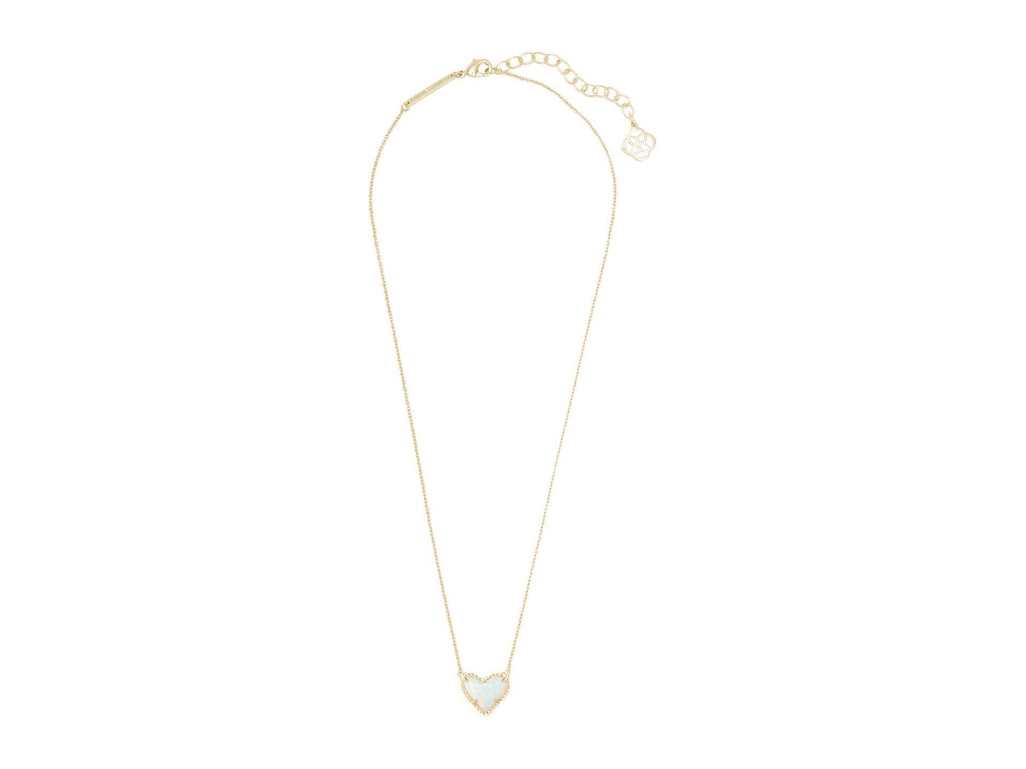 Kendra Scott Ari Heart Adjustable Length Pendant Necklace