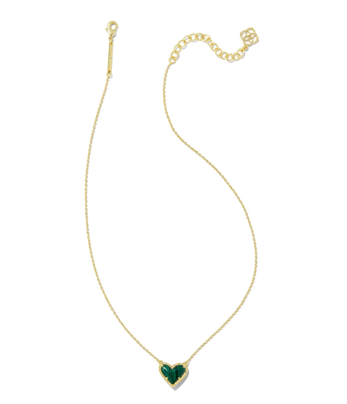 Kendra Scott Ari Heart Adjustable Length Pendant Necklace