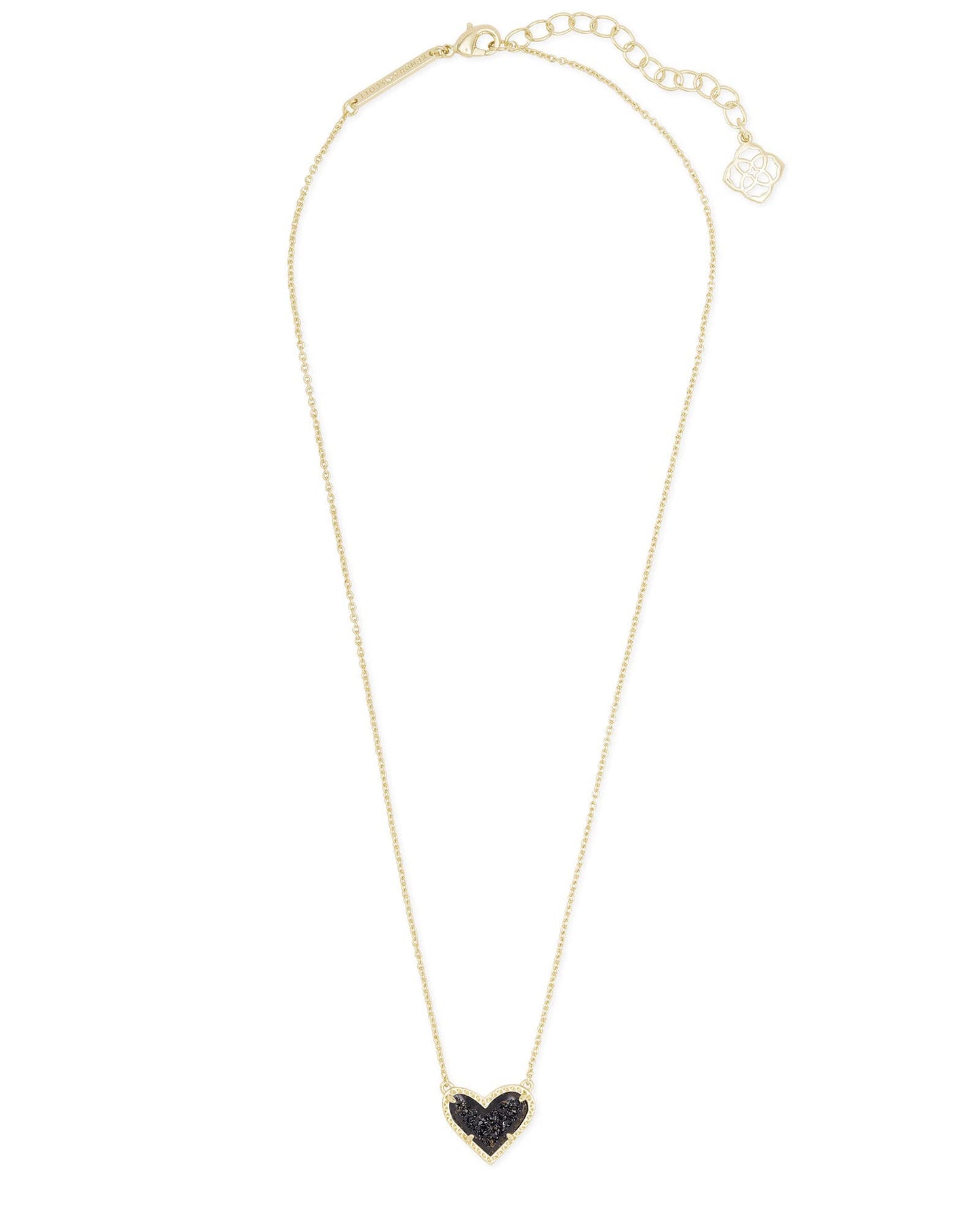 Kendra Scott Ari Heart Adjustable Length Pendant Necklace