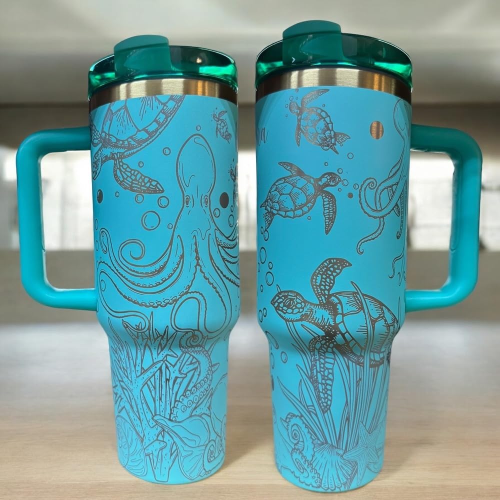 Western Engraved 40oz Tumbler