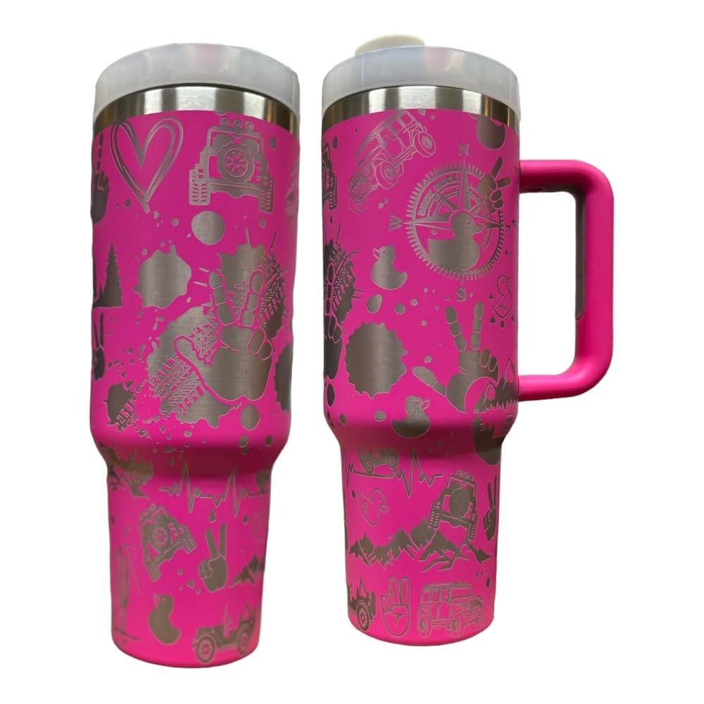 Western Engraved 40oz Tumbler