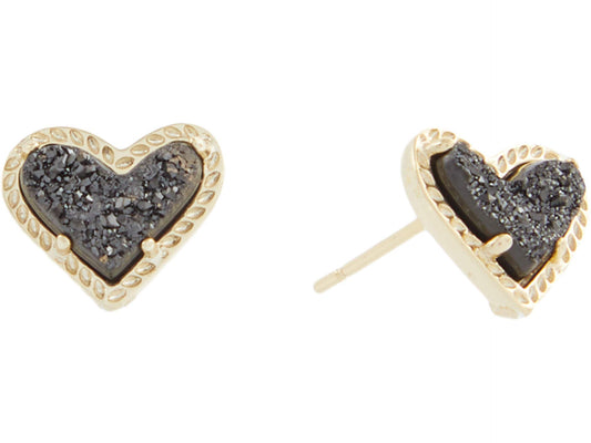 Kendra Scott Ari Heart Stud Earrings for Women, Fashion Jewelry