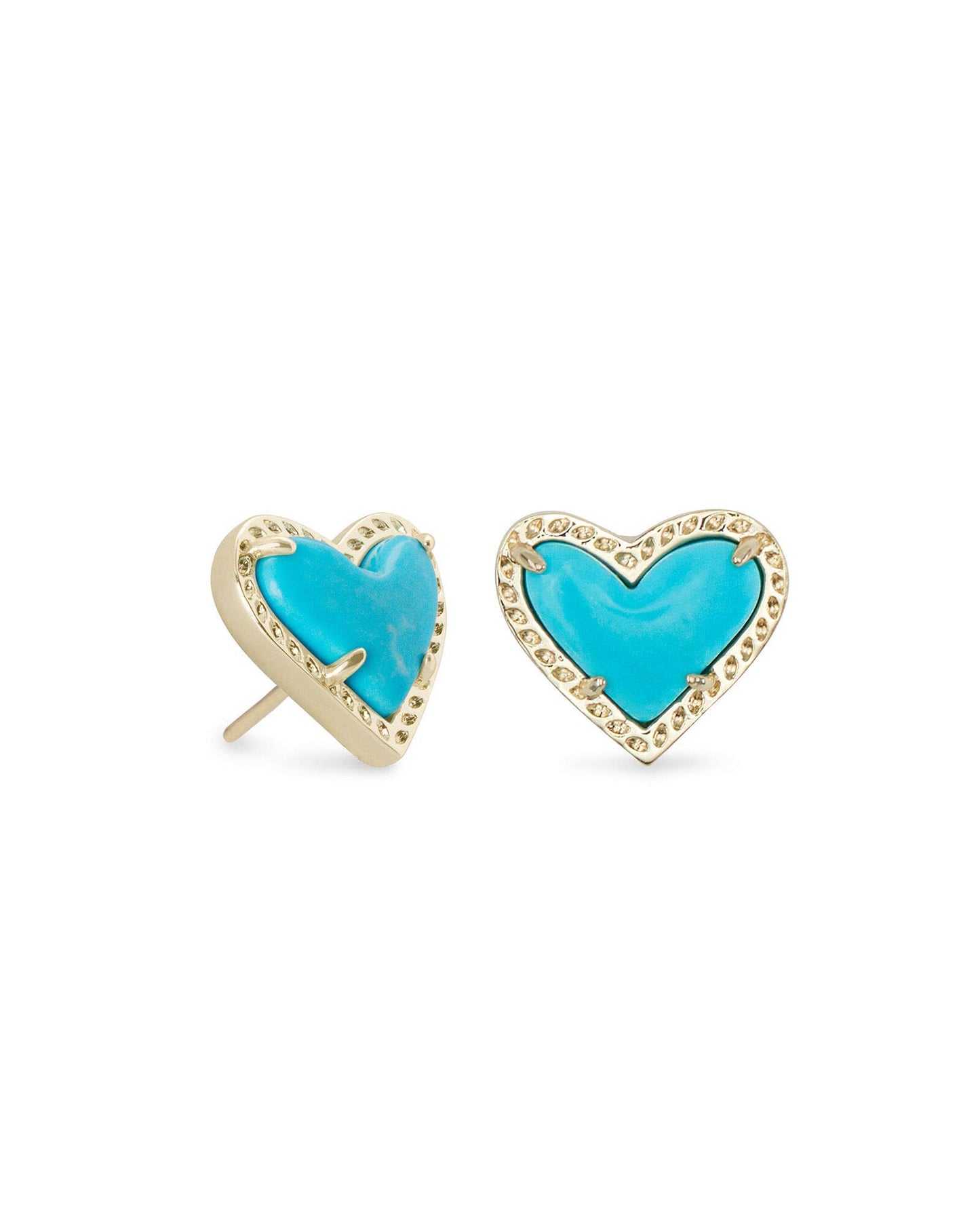 Kendra Scott Ari Heart Stud Earrings for Women, Fashion Jewelry