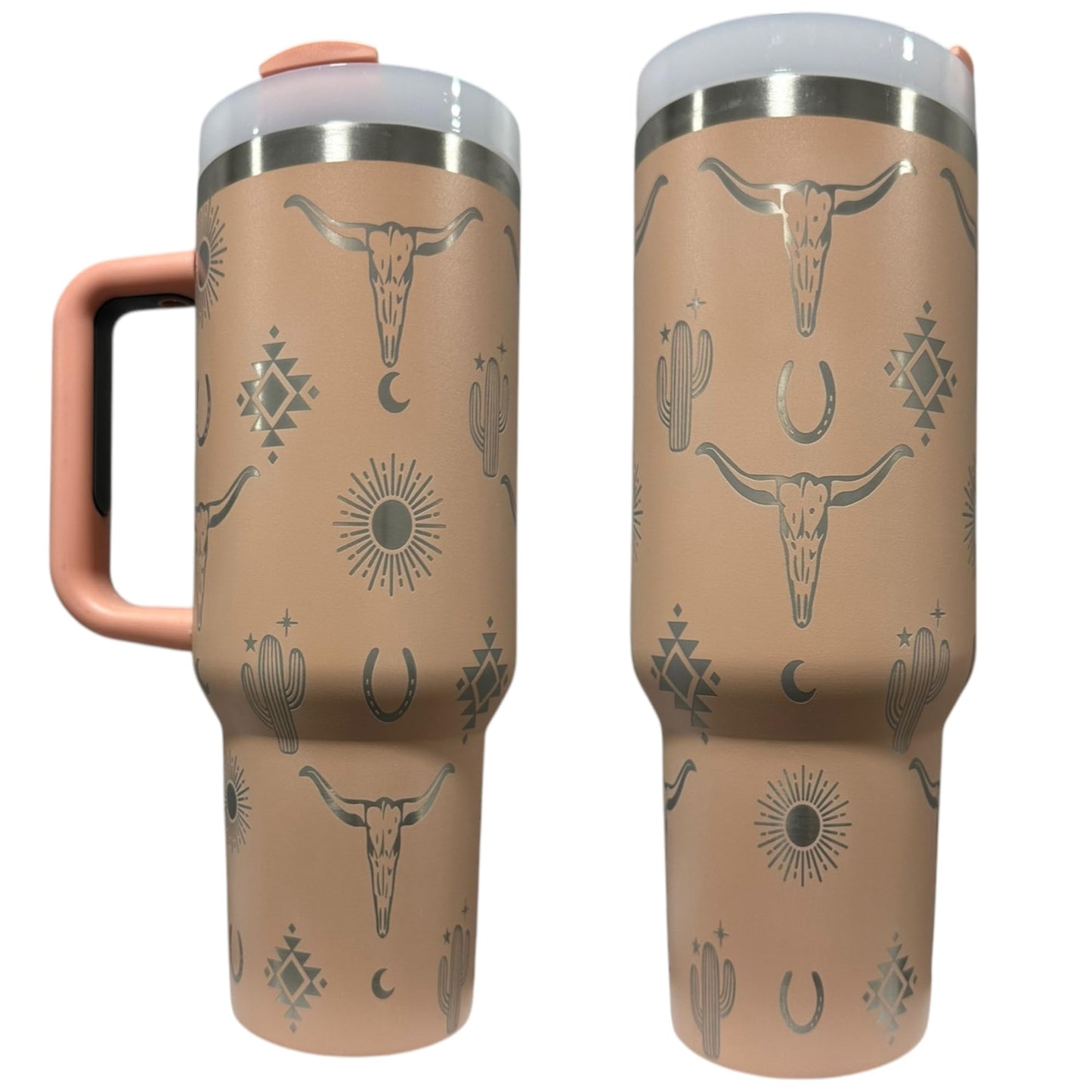 Western Engraved 40oz Tumbler
